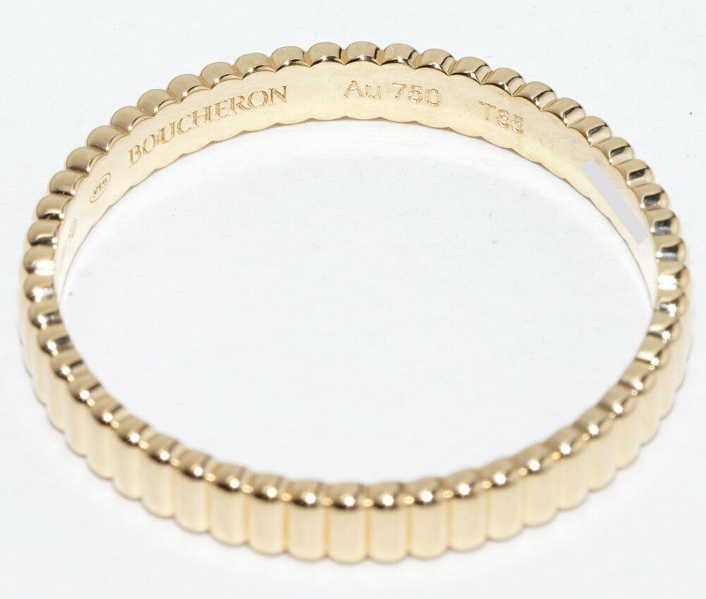 Other Boucheron Boucheron Quatre Grosgrain Au750 Ring Size 24 Precious Metal Ring JAL01169 DUTY FREE for USA Size ONE SIZE - 4 Thumbnail
