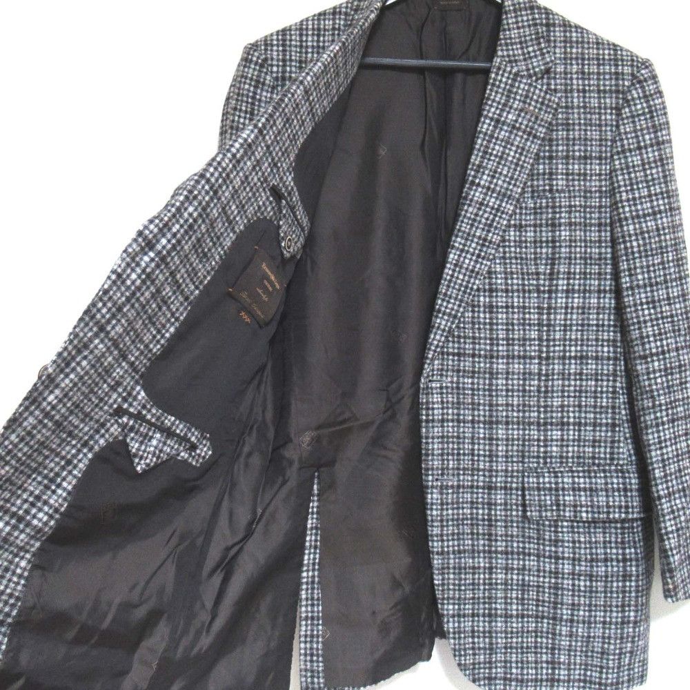 Other Zegna Ermenegildo Zegna COUTURE Alpaca Check Tailored Jacket Textile Outerwear DUTY FREE for USA Size ONE SIZE - 4 Thumbnail