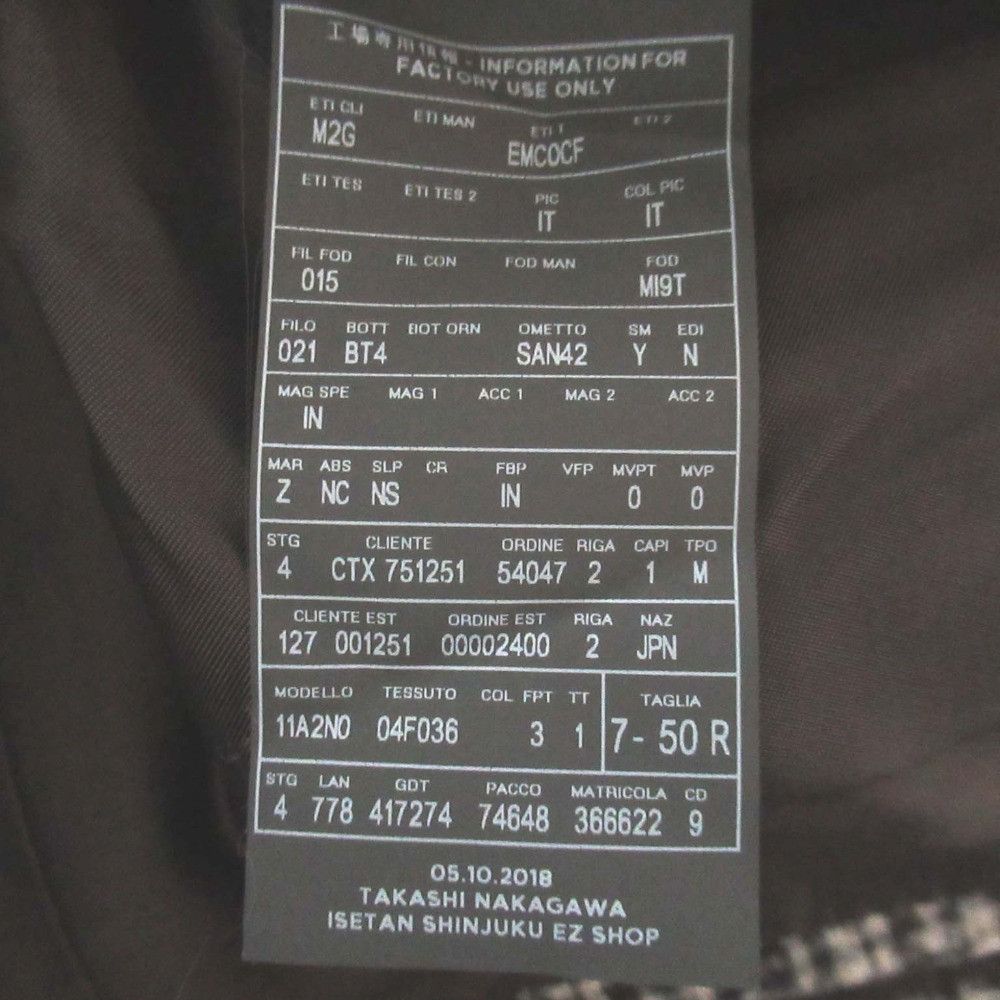 Other Zegna Ermenegildo Zegna COUTURE Alpaca Check Tailored Jacket Textile Outerwear DUTY FREE for USA Size ONE SIZE - 6 Thumbnail