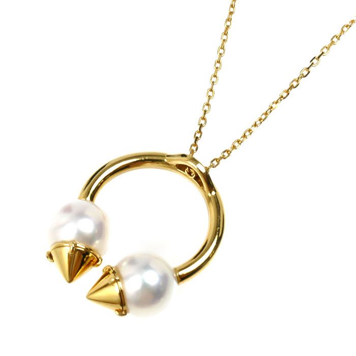 Other Tasaki TASAKI Refined Rebellion Au750 Pearl Necklace Precious Metal Necklace DUTY FREE for USA Size ONE SIZE - 2 Thumbnail