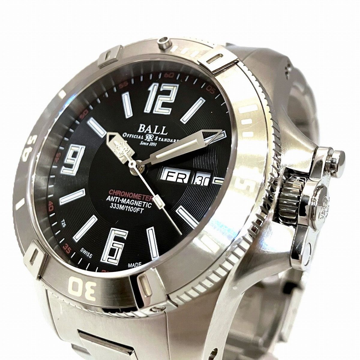 Other BALL BALLWATCH Engineer Hydrocarbon SpaceMaster Stainless Steel Metal Automatic DM2036A-SCAJ-BK DUTY FREE for USA Size ONE SIZE - 4 Thumbnail