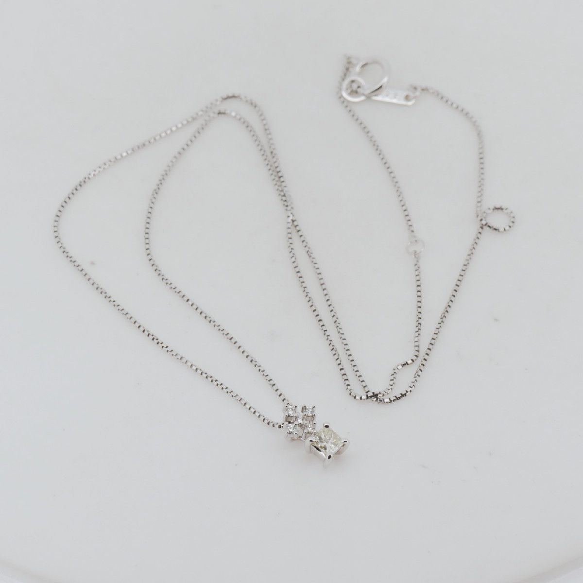 Other Tasaki Tasaki Au750 Diamond Necklace Precious Metal Necklace DUTY FREE for USA Size ONE SIZE - 2 Thumbnail