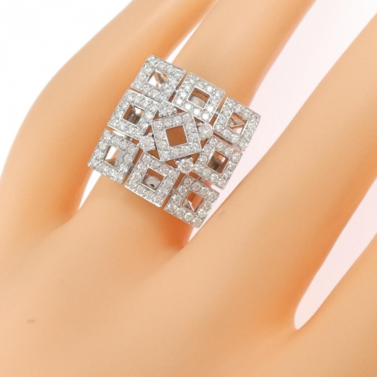 Other Boucheron Boucheron Quatre Au750 White Gold Diamond Ring Size 10 Precious Metal Ring DUTY FREE for USA Size ONE SIZE - 5 Thumbnail