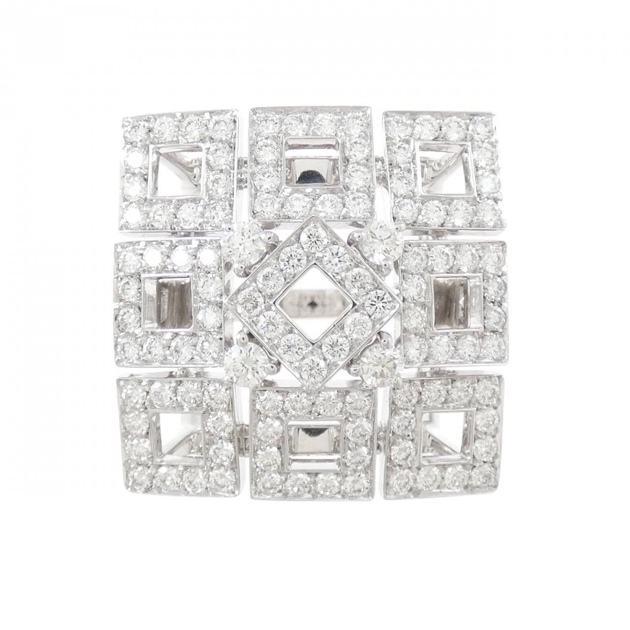 Other Boucheron Boucheron Quatre Au750 White Gold Diamond Ring Size 10 Precious Metal Ring DUTY FREE for USA Size ONE SIZE - 2 Thumbnail