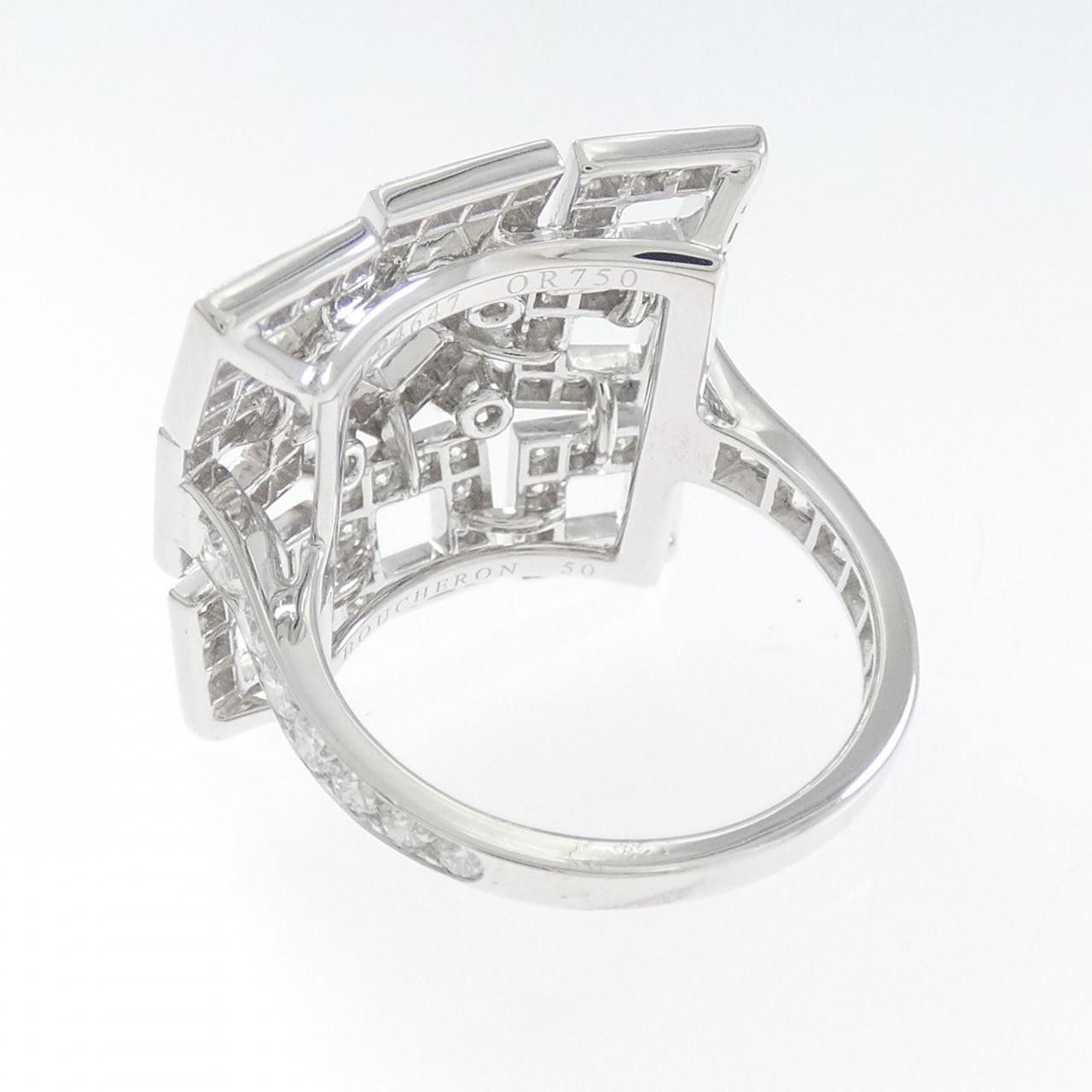 Other Boucheron Boucheron Quatre Au750 White Gold Diamond Ring Size 10 Precious Metal Ring DUTY FREE for USA Size ONE SIZE - 3 Thumbnail