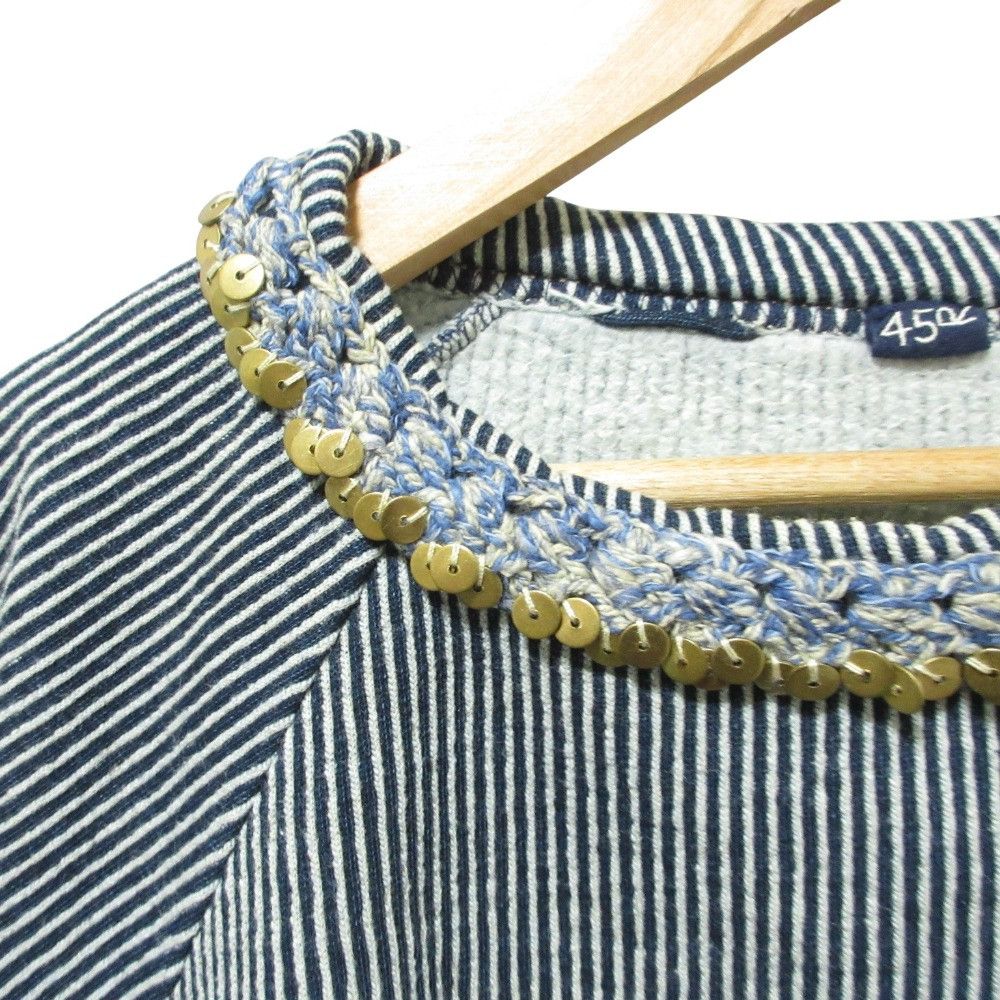 Other 45 45R Hickory Urake Crochet Tunic Textile Tops 70150014 DUTY FREE for USA Size ONE SIZE - 5 Thumbnail