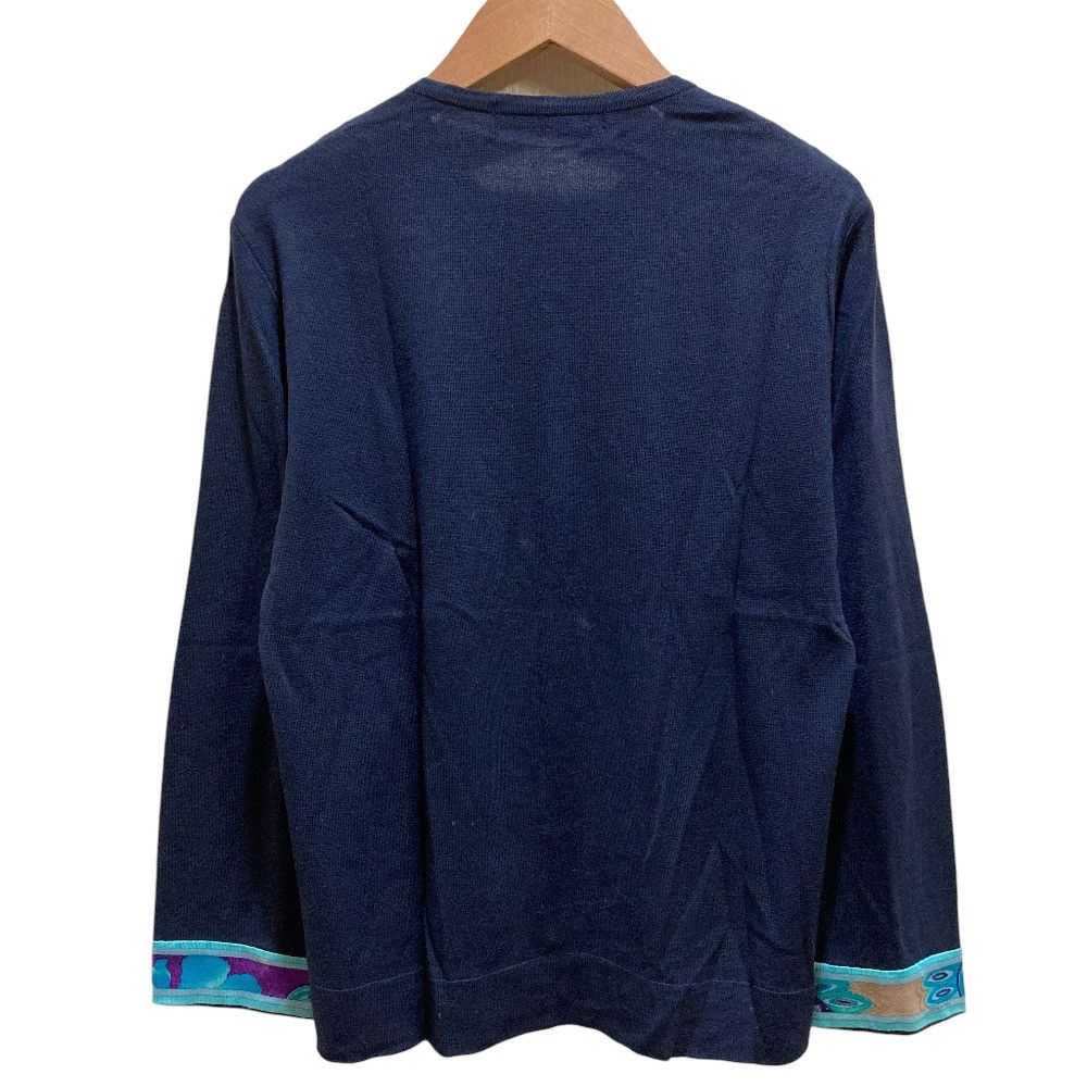 Other Leonard Leonard Fashion Flower Print Cashmere Rhinestone Knit Cardigan Textile Tops DUTY FREE for USA Size ONE SIZE - 4 Thumbnail