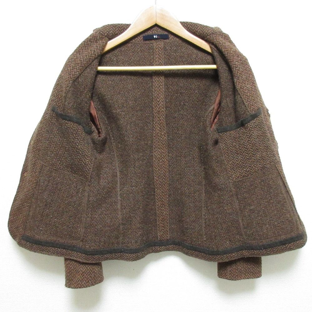 Other 45 45R Tweed Herringbone Jacket Textile Outerwear DUTY FREE for USA Size ONE SIZE - 3 Thumbnail