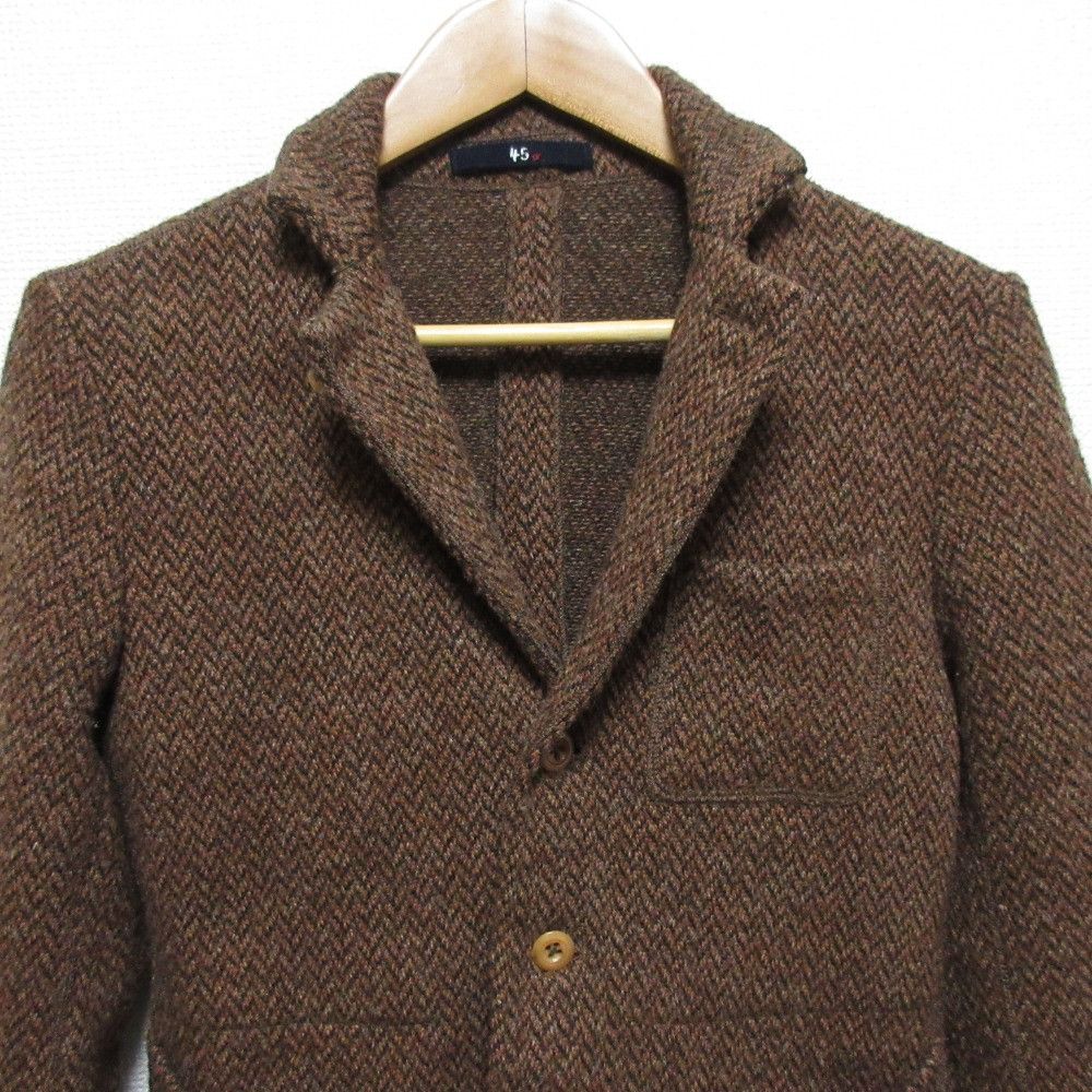 Other 45 45R Tweed Herringbone Jacket Textile Outerwear DUTY FREE for USA Size ONE SIZE - 4 Thumbnail