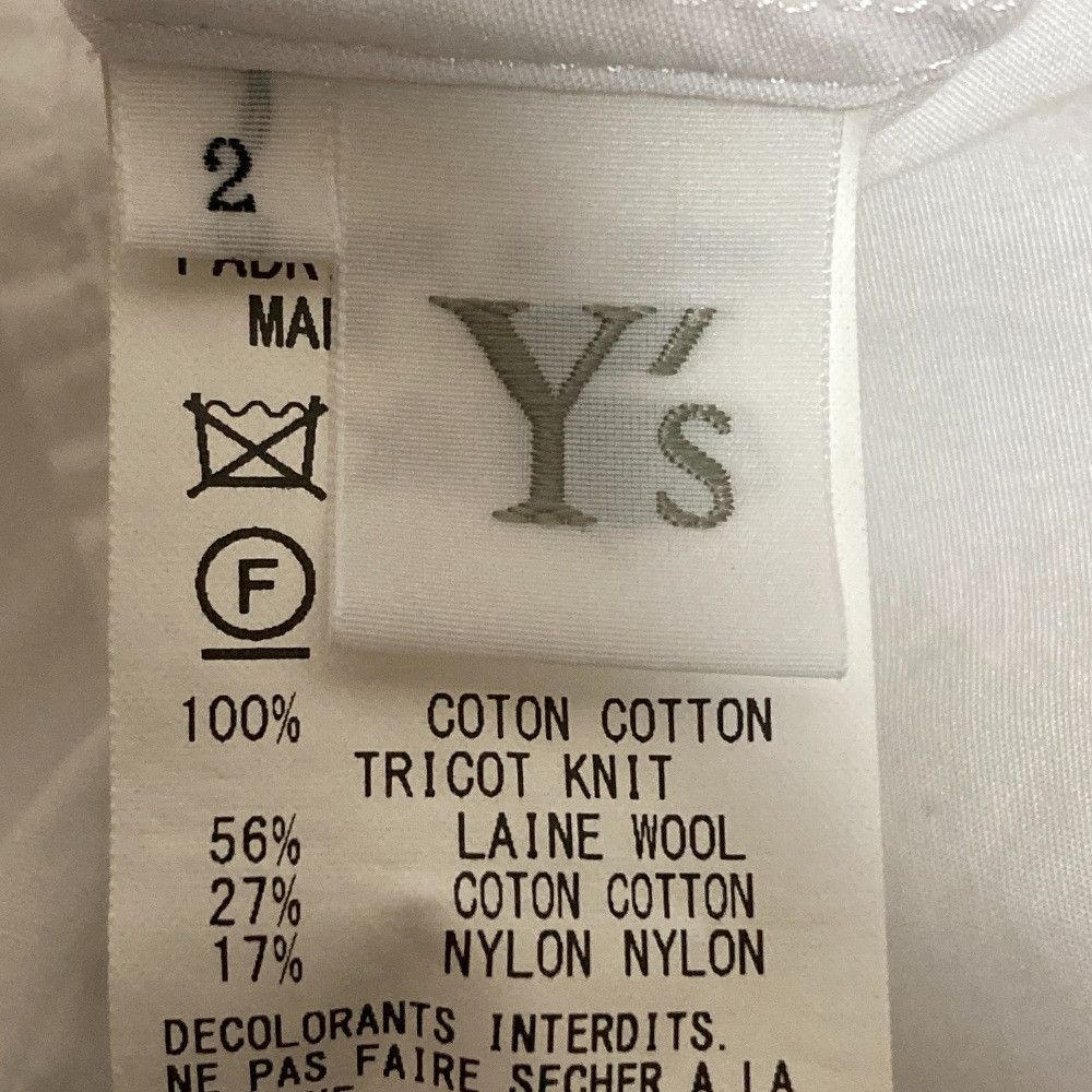 Other Yoji Yamamoto Y's Yohji Yamamoto Knit Docking Blouse Textile Tops YK-B13-809 DUTY FREE for USA Size ONE SIZE - 6 Thumbnail
