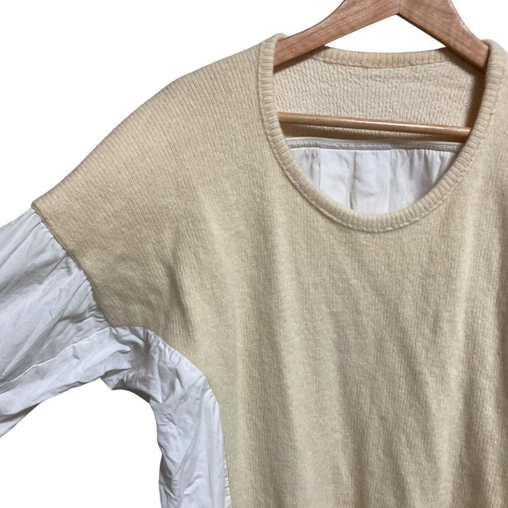 Other Yoji Yamamoto Y's Yohji Yamamoto Knit Docking Blouse Textile Tops YK-B13-809 DUTY FREE for USA Size ONE SIZE - 4 Thumbnail