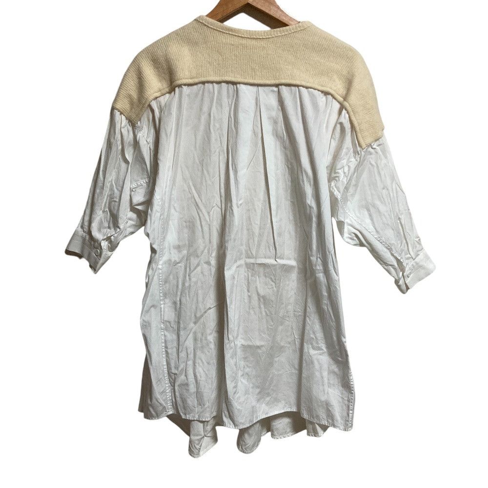 Other Yoji Yamamoto Y's Yohji Yamamoto Knit Docking Blouse Textile Tops YK-B13-809 DUTY FREE for USA Size ONE SIZE - 2 Thumbnail