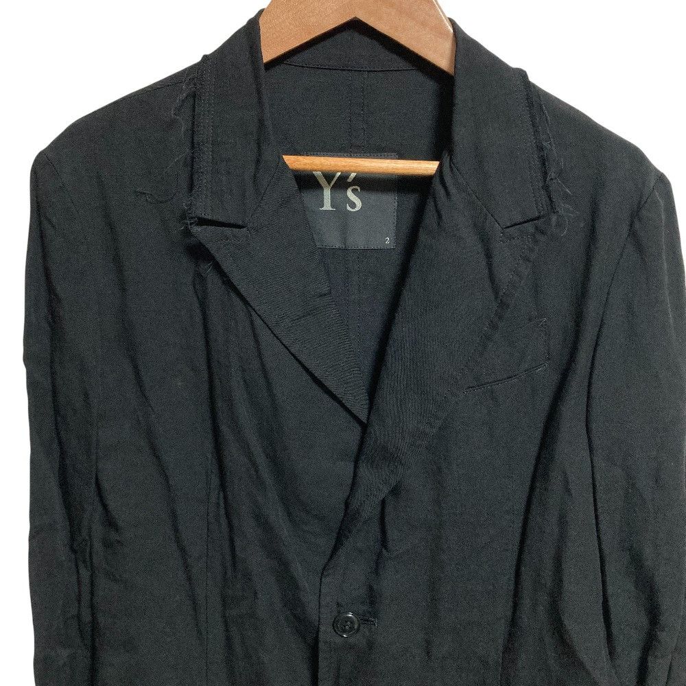 Other Yoji Yamamoto Yohji Yamamoto Tencel Linen Tailored Jacket Textile Outerwear YB-J07-200 DUTY FREE for USA Size ONE SIZE - 4 Thumbnail
