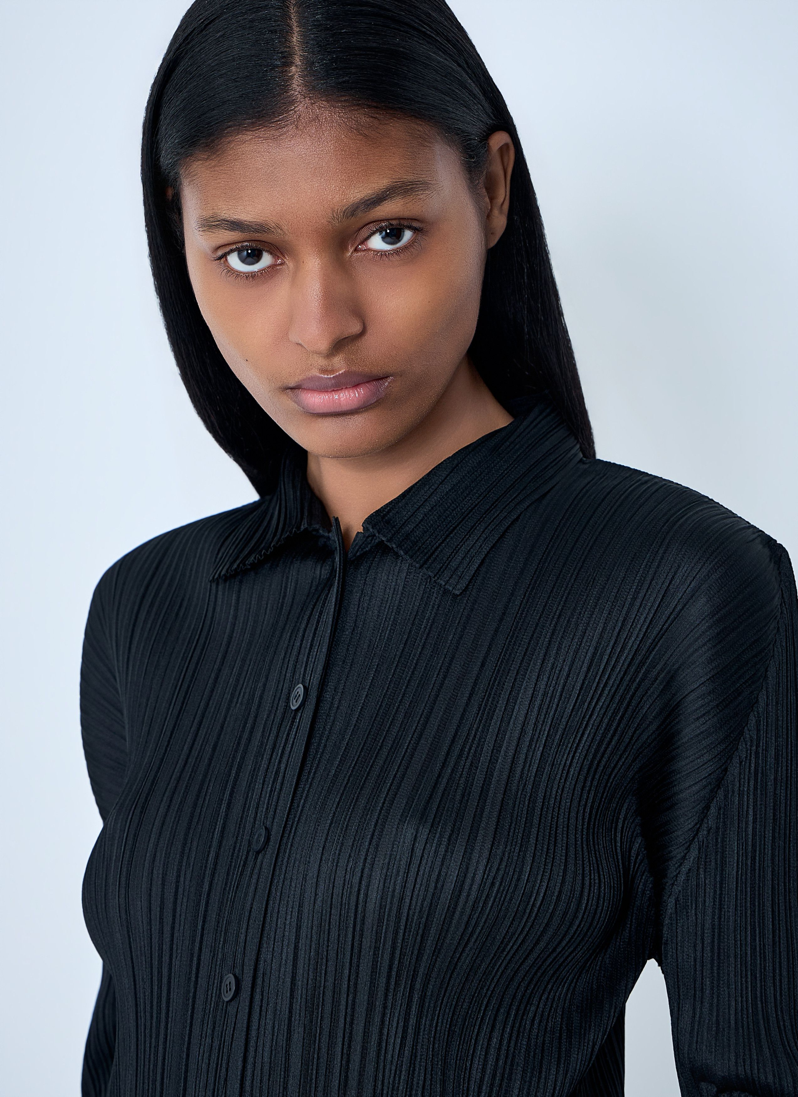 Pleats Please Issey Miyake Pleated Button-Down Shirt Size XXL / US 16-18 / IT 52-54 - 5 Thumbnail