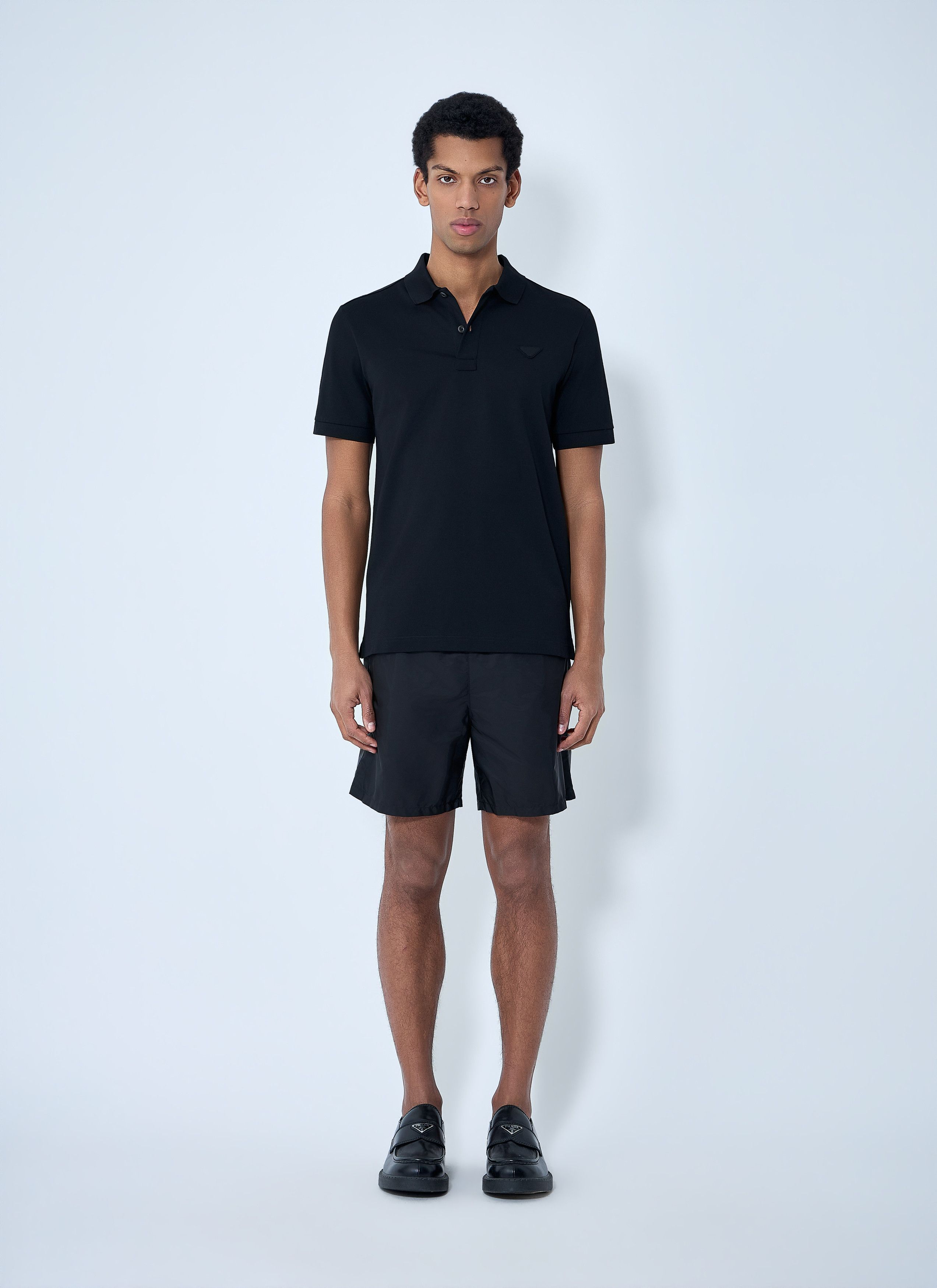 Prada Logo Motif Polo Shirt Size US S / EU 44-46 / 1 - 2 Thumbnail