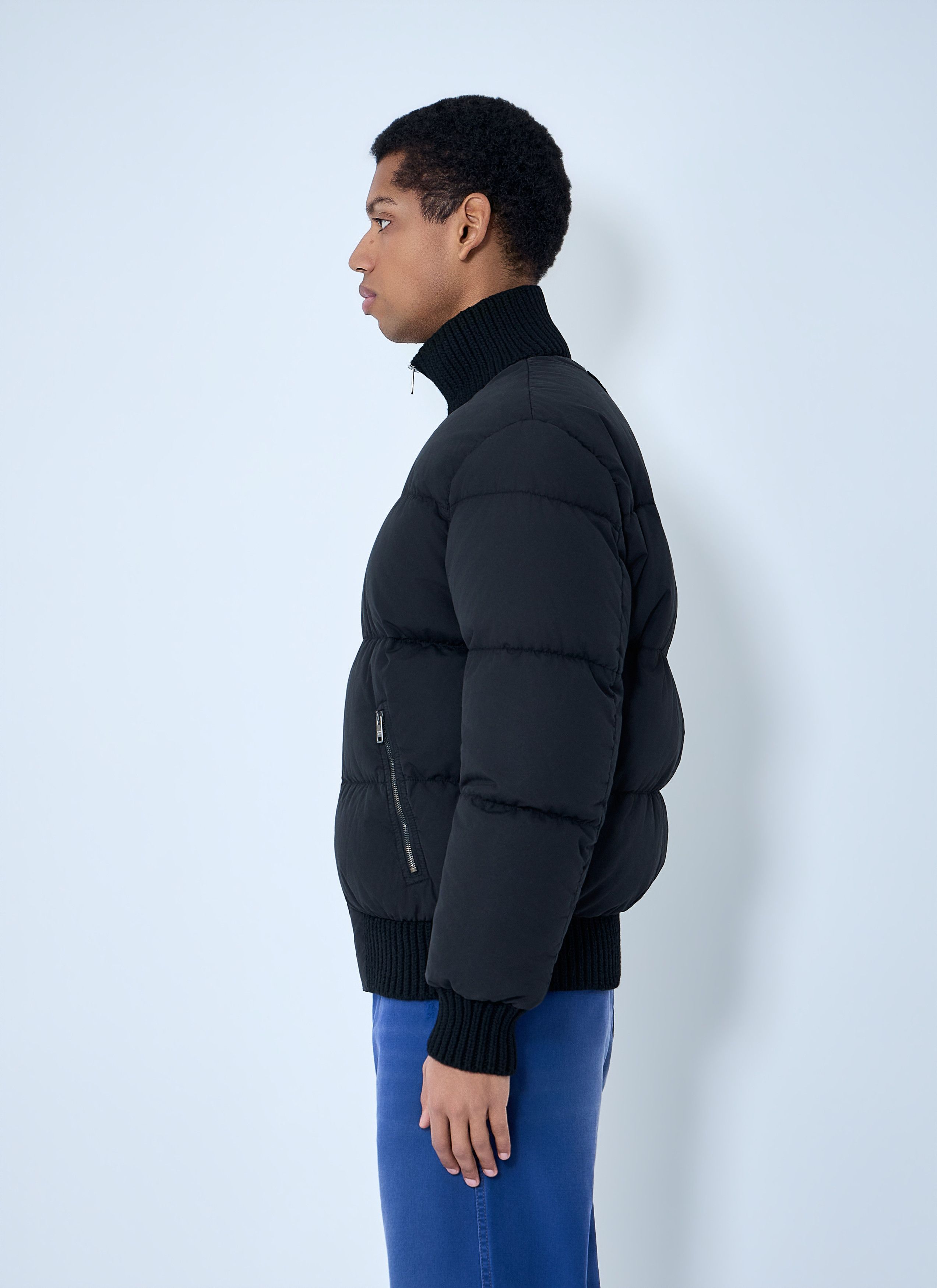 Prada High-Neck Puffer Jacket Size US L / EU 52-54 / 3 - 3 Thumbnail
