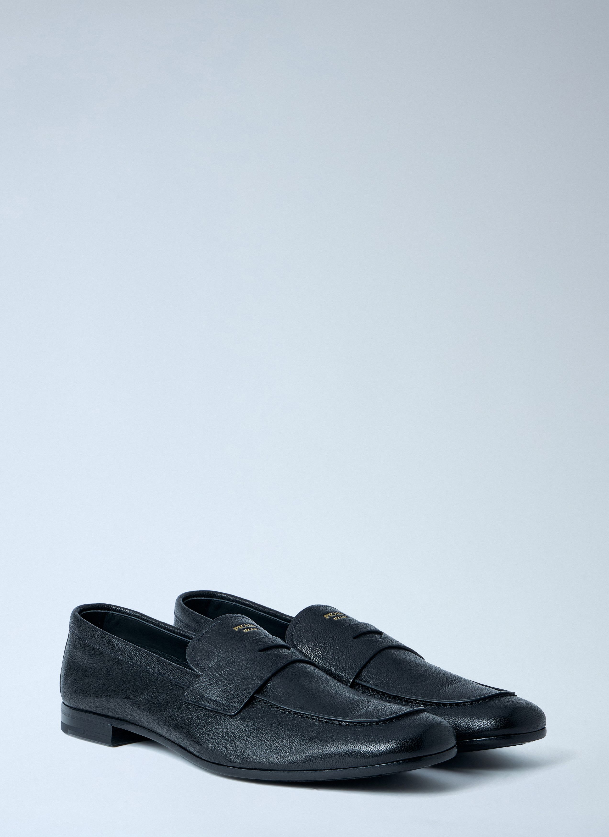 Prada Leather Loafers Size US 13 / EU 46 - 2 Thumbnail