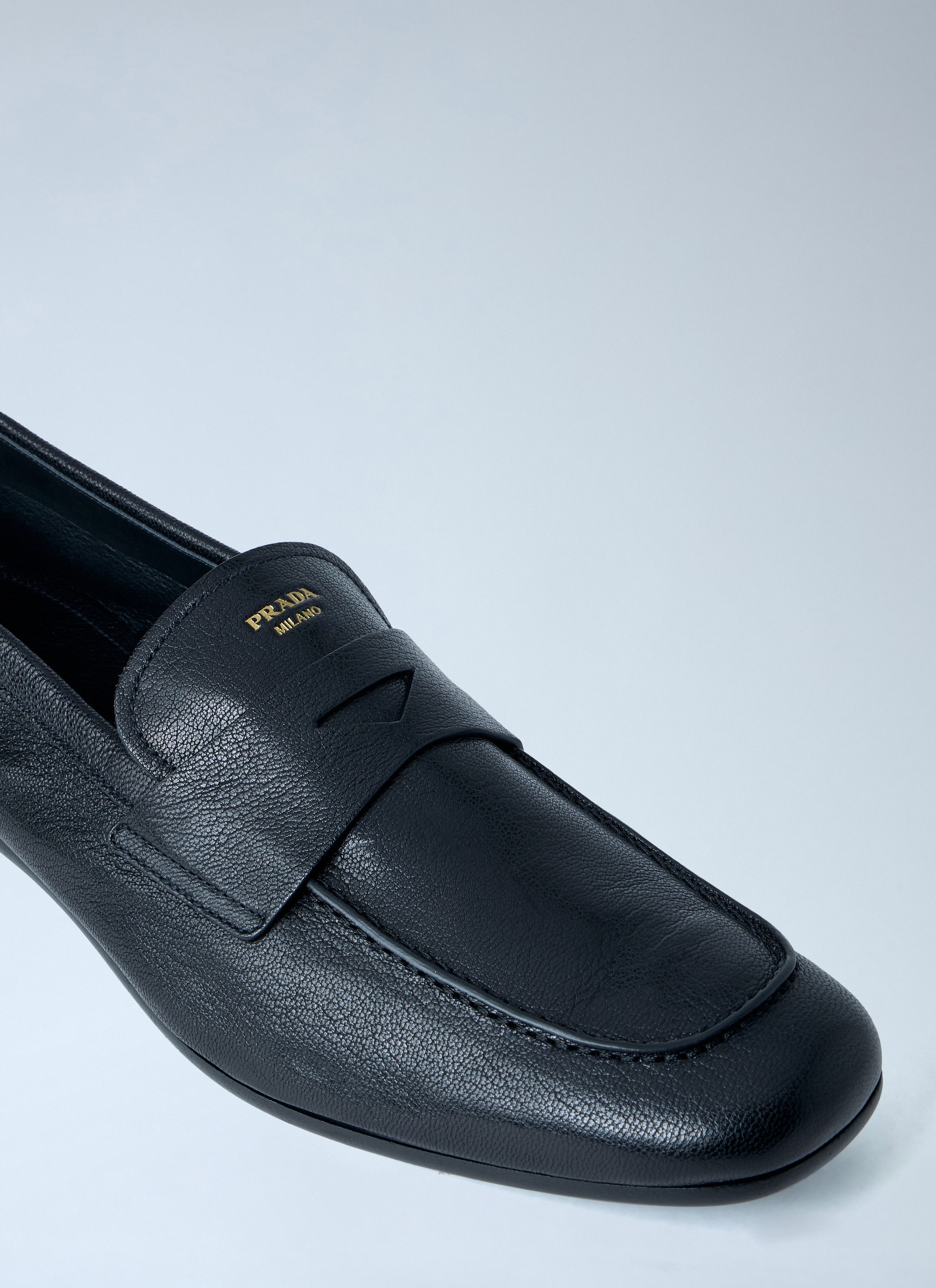Prada Leather Loafers Size US 13 / EU 46 - 3 Thumbnail