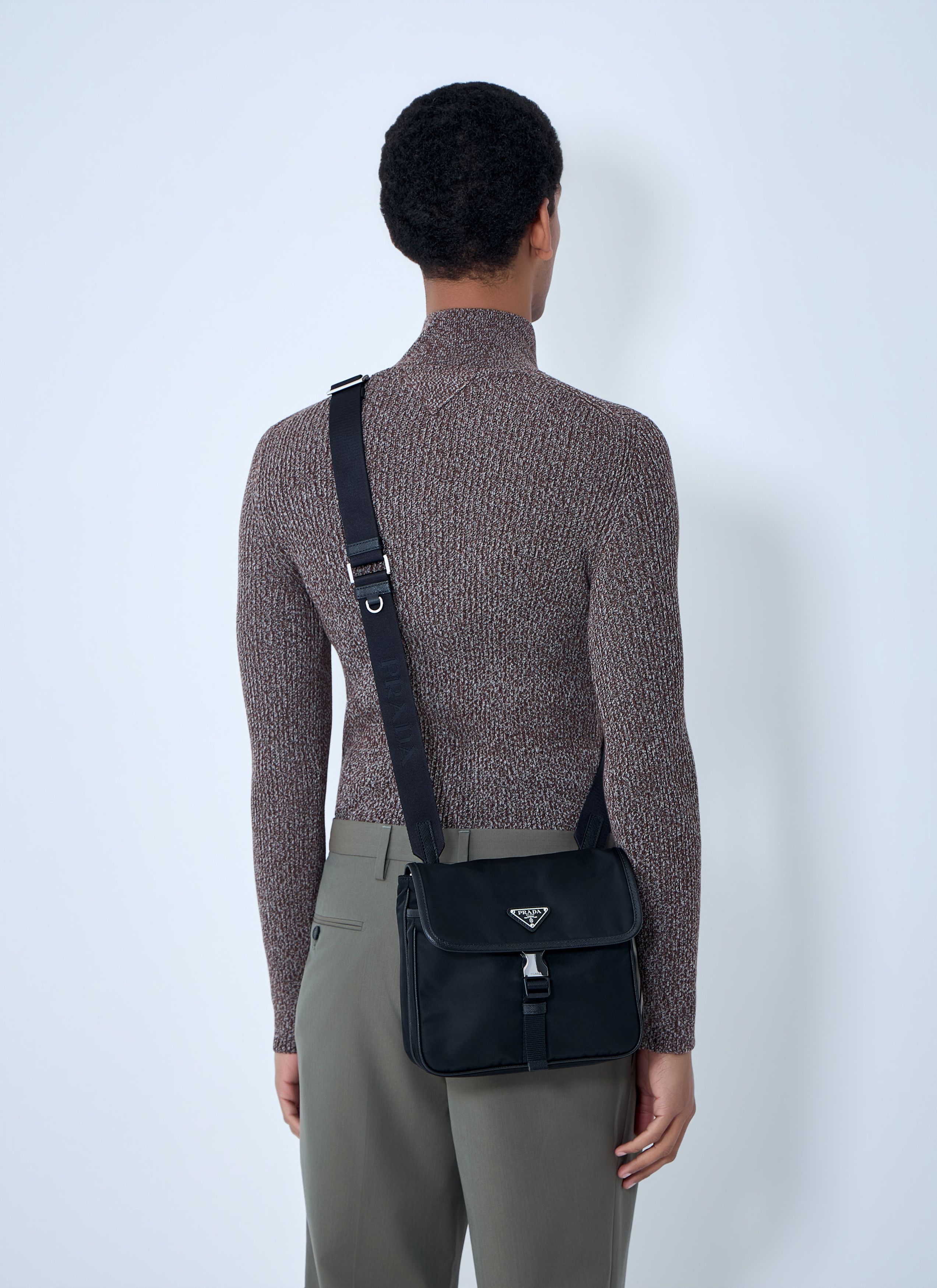 Prada Re-Nylon and Saffiano Leather Shoulder Bag Size ONE SIZE - 2 Thumbnail