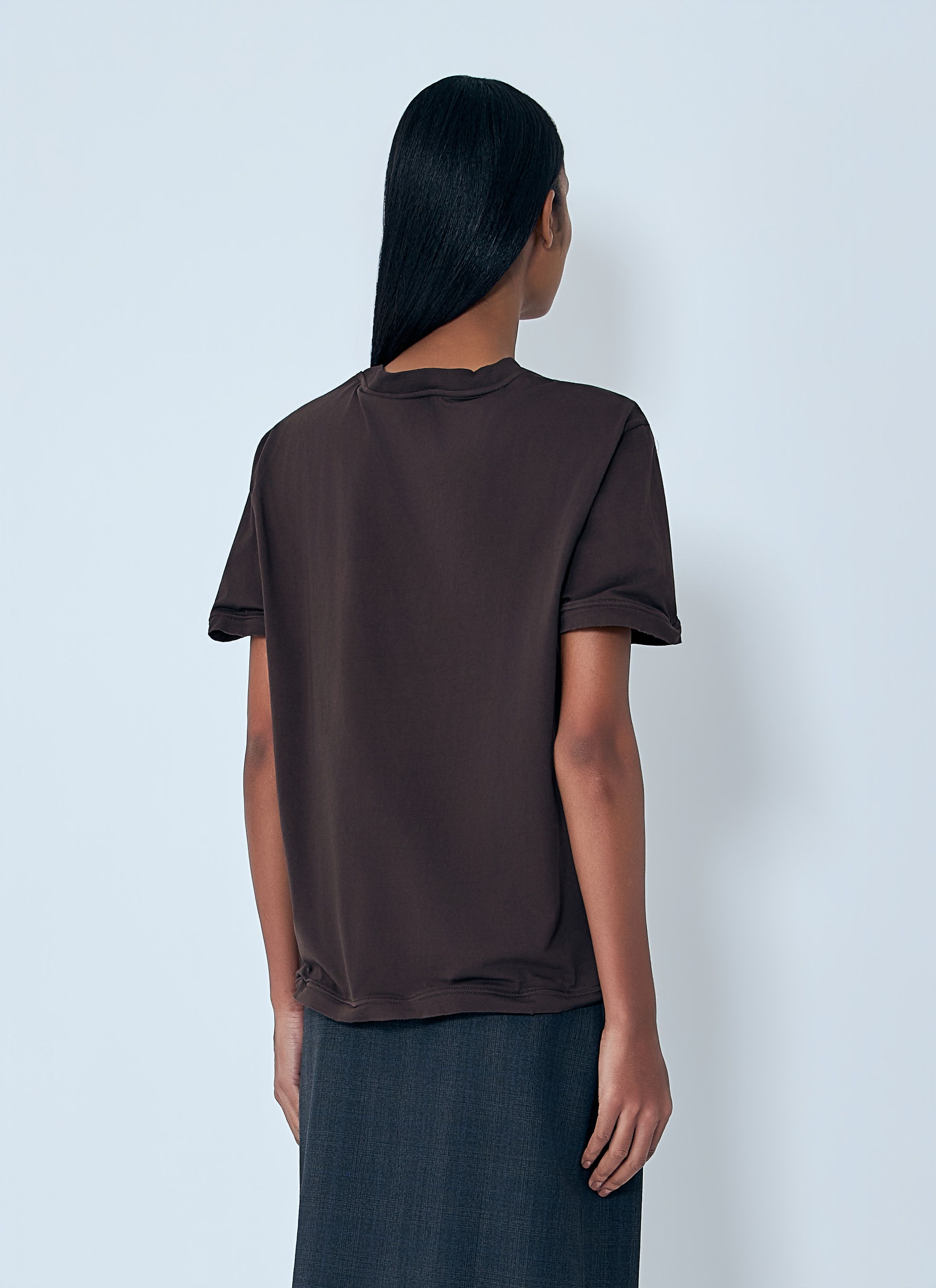 Prada Cotton Jersey T-shirt Size XS / US 0-2 / IT 36-38 - 4 Thumbnail