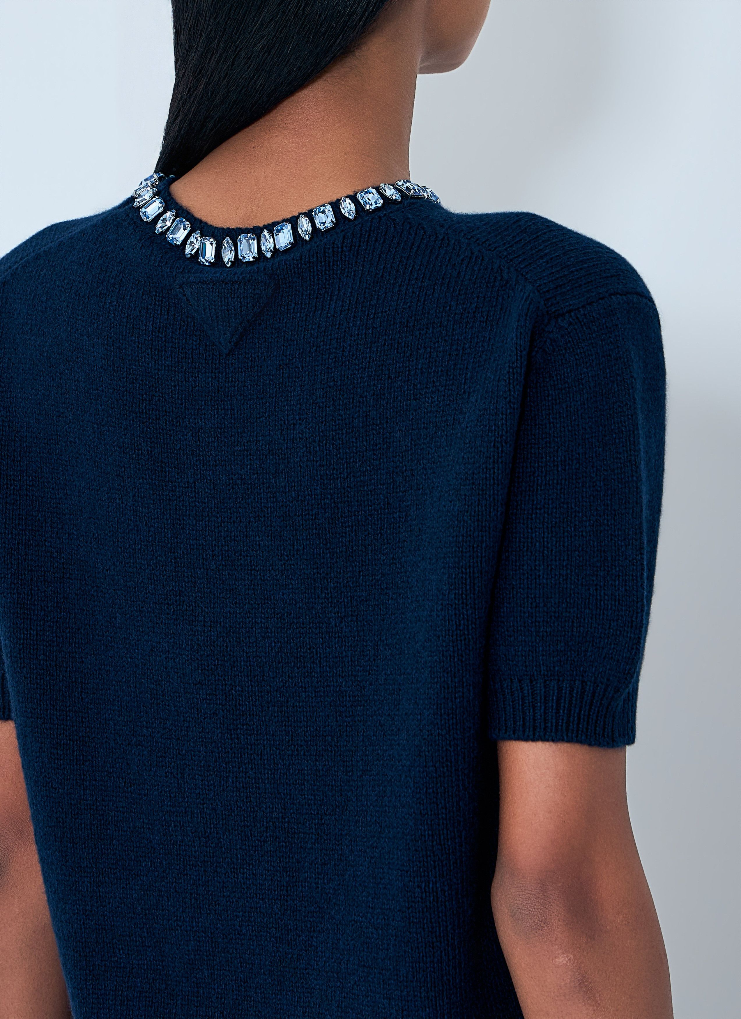 Prada Wool and Cashmere Crew-Neck Sweater Size M / US 6-8 / IT 42-44 - 6 Thumbnail