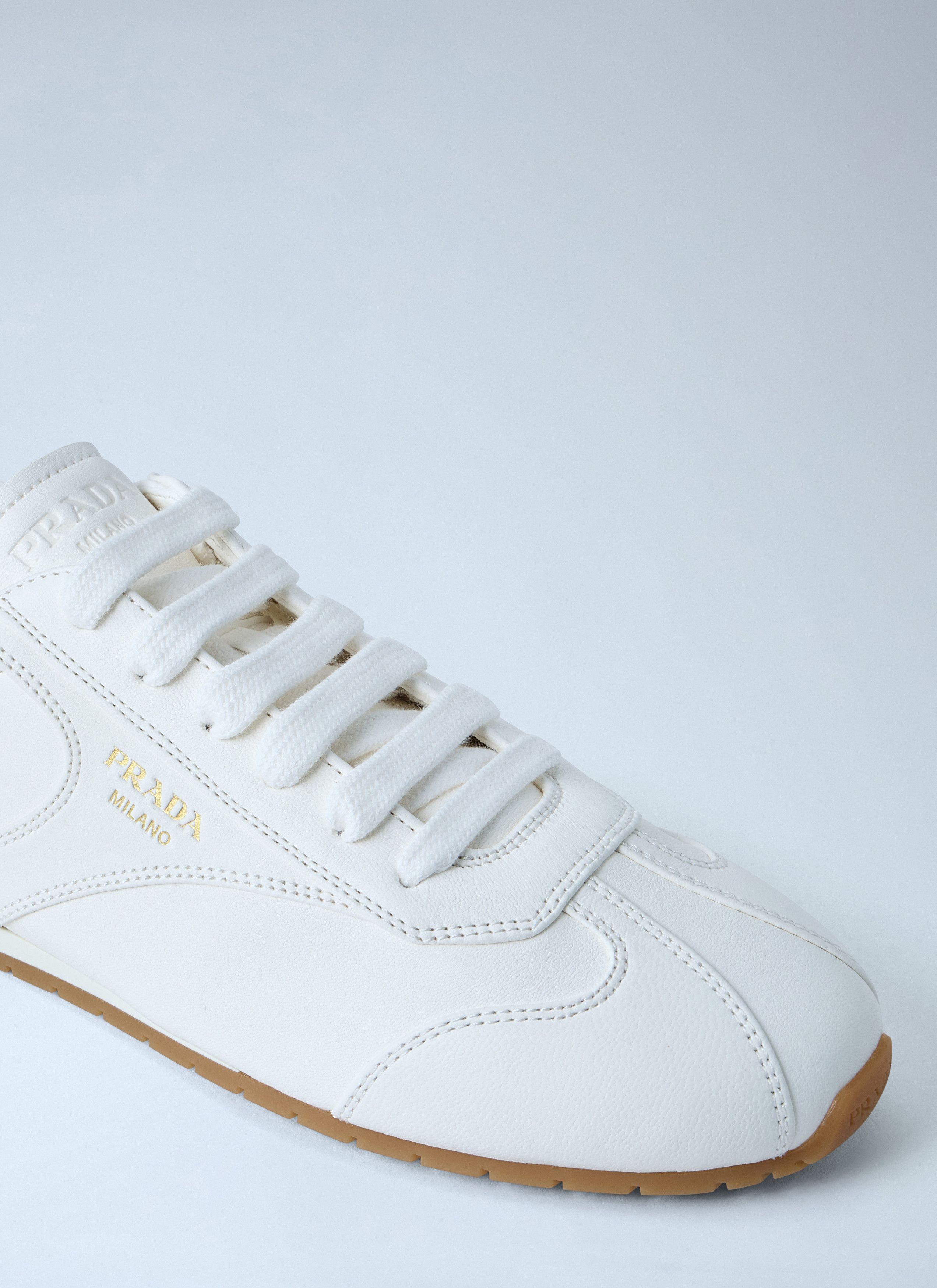 Prada Nappa Leather Sneakers Size US 10 / IT 40 - 3 Thumbnail