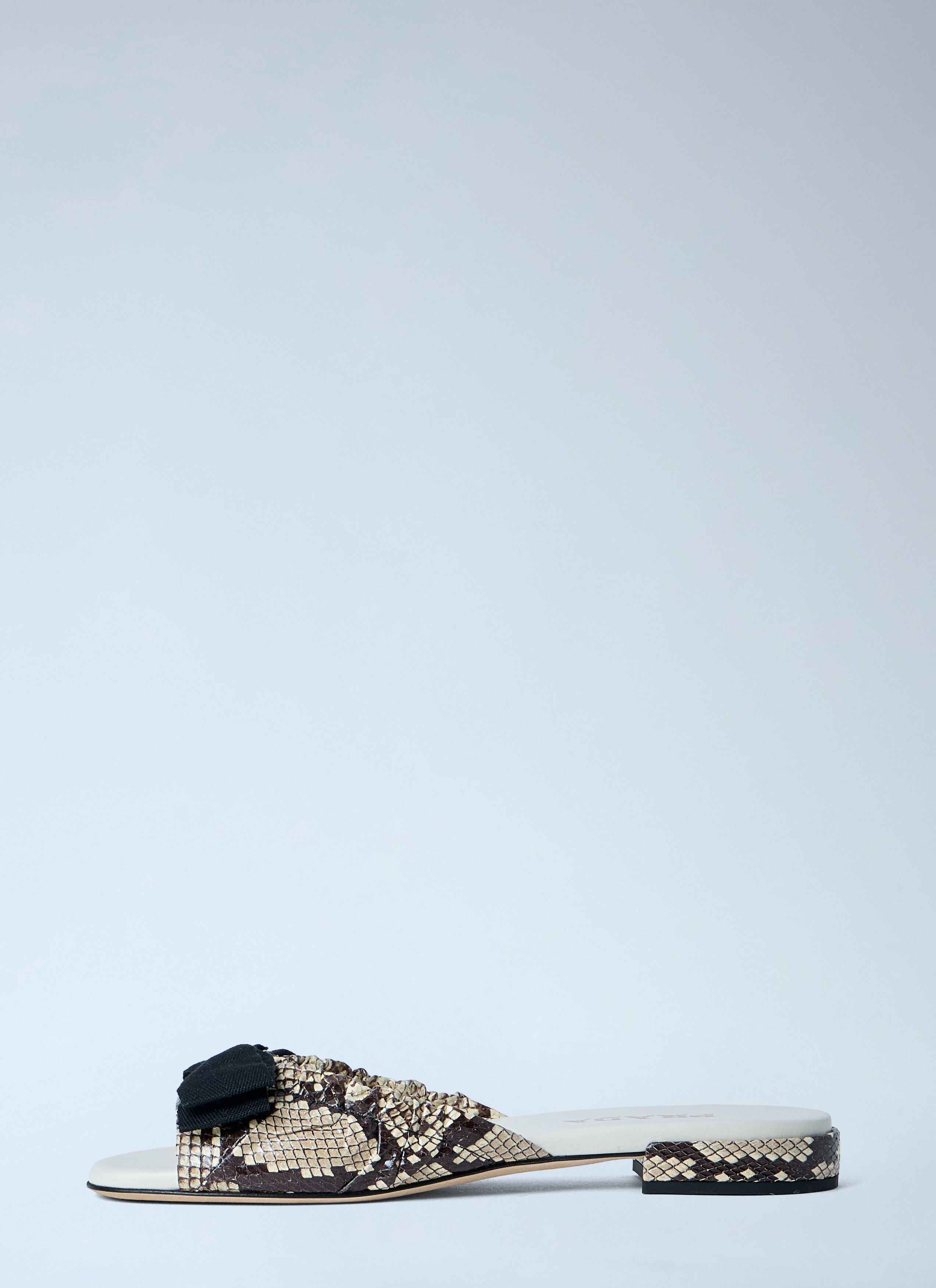 Prada Textured Slide Sandals Size US 6 / IT 36 - 4 Thumbnail