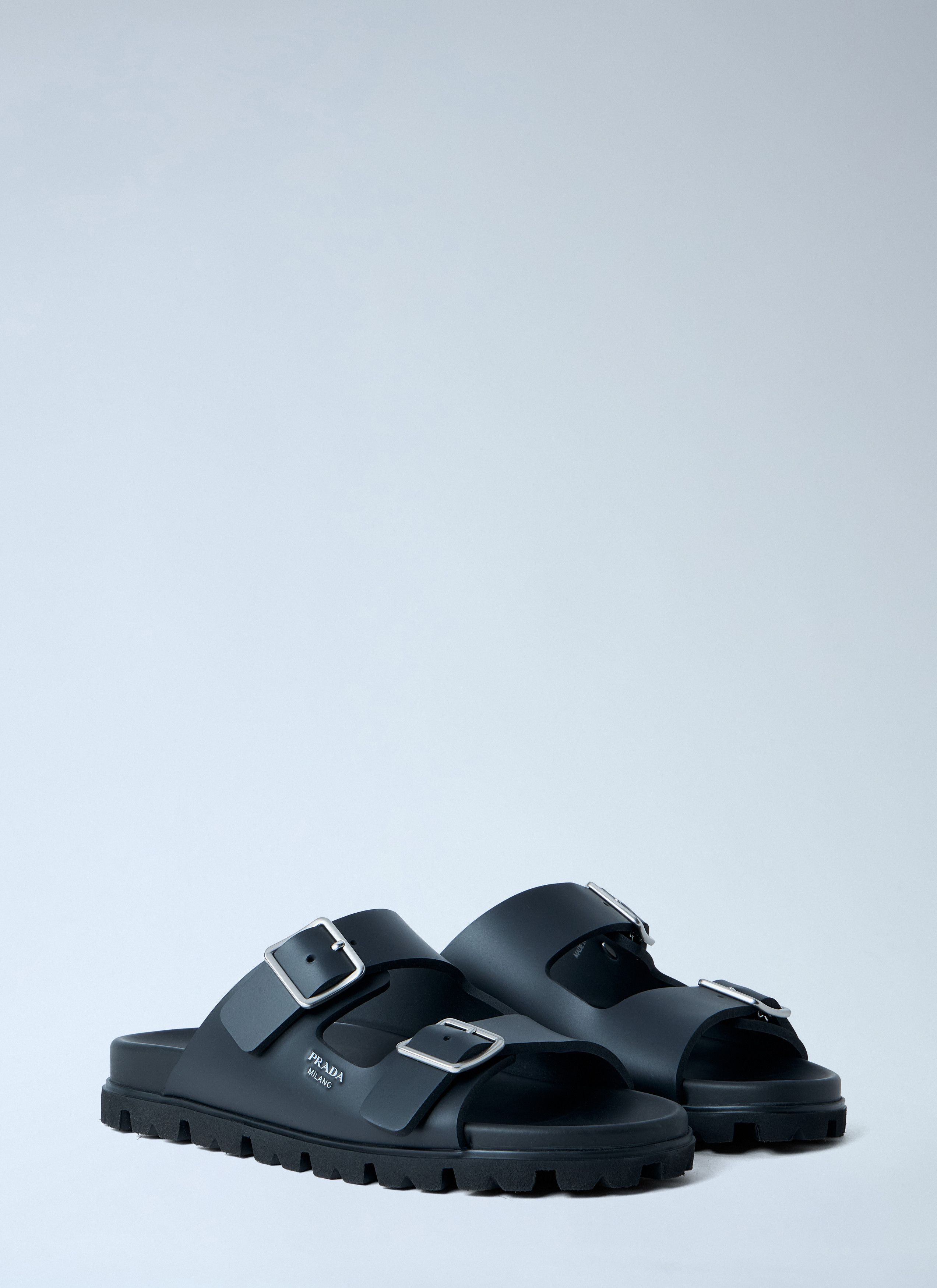 Prada Rubber Slides Size US 7 / IT 37 - 2 Thumbnail