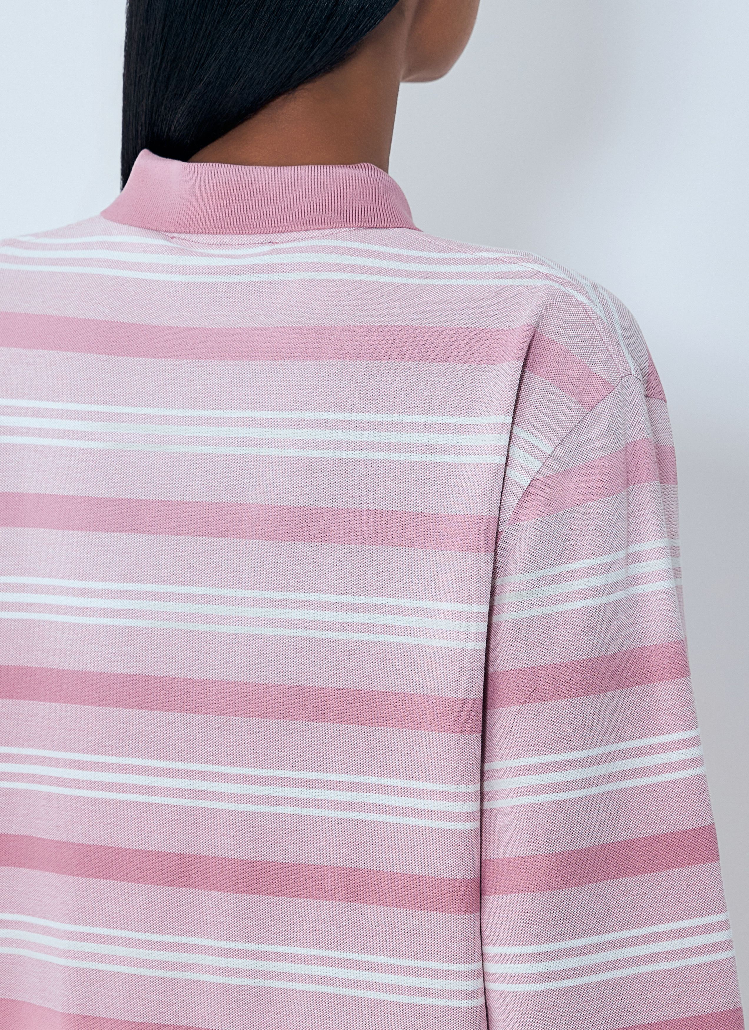 Prada Striped Piqué Polo Shirt Size M / US 6-8 / IT 42-44 - 6 Thumbnail