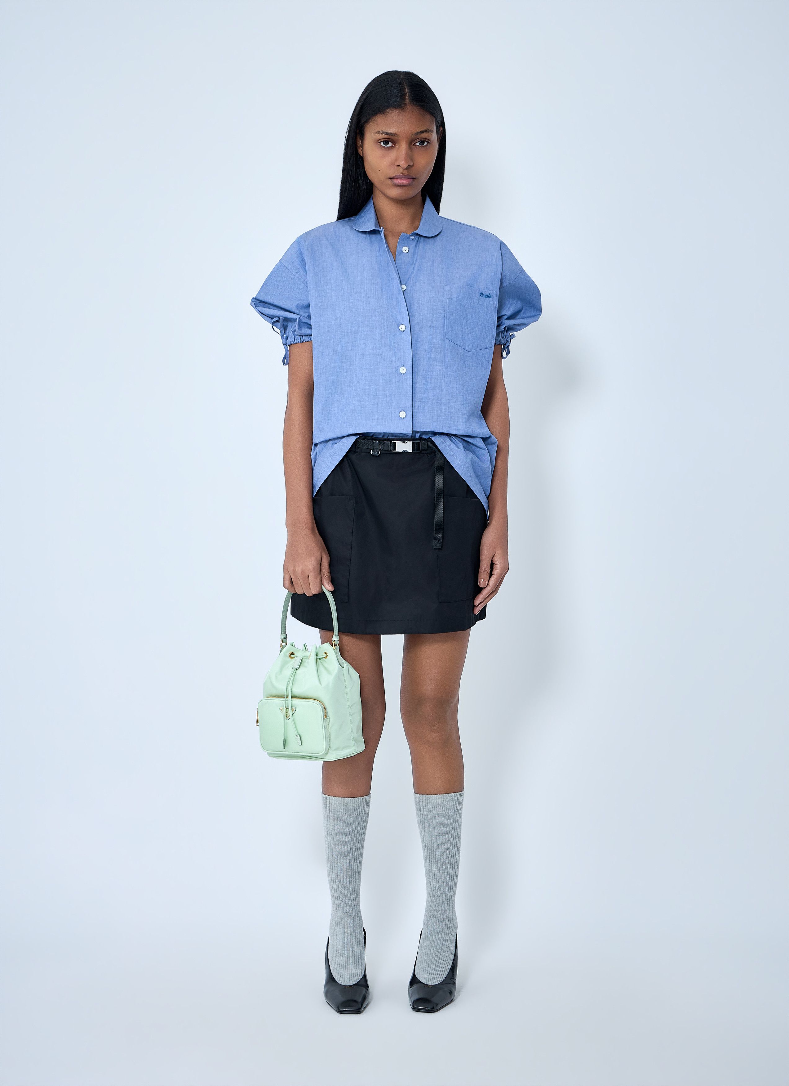 Prada Fil-à-fil Shirt Size M / US 6-8 / IT 42-44 - 2 Thumbnail