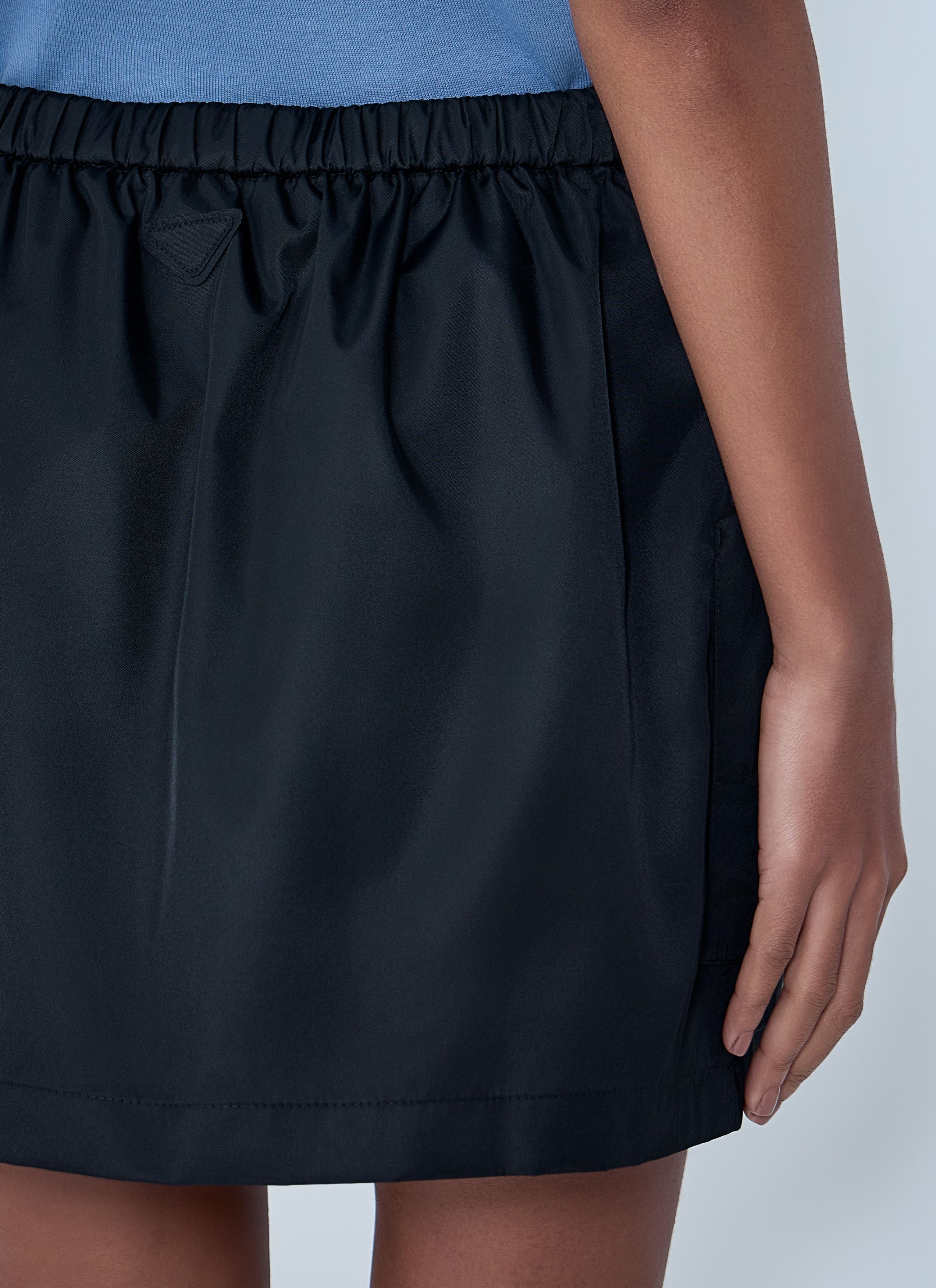 Prada Re-Nylon Belted Mini Skirt Size 28" / US 6 / IT 42 - 6 Thumbnail
