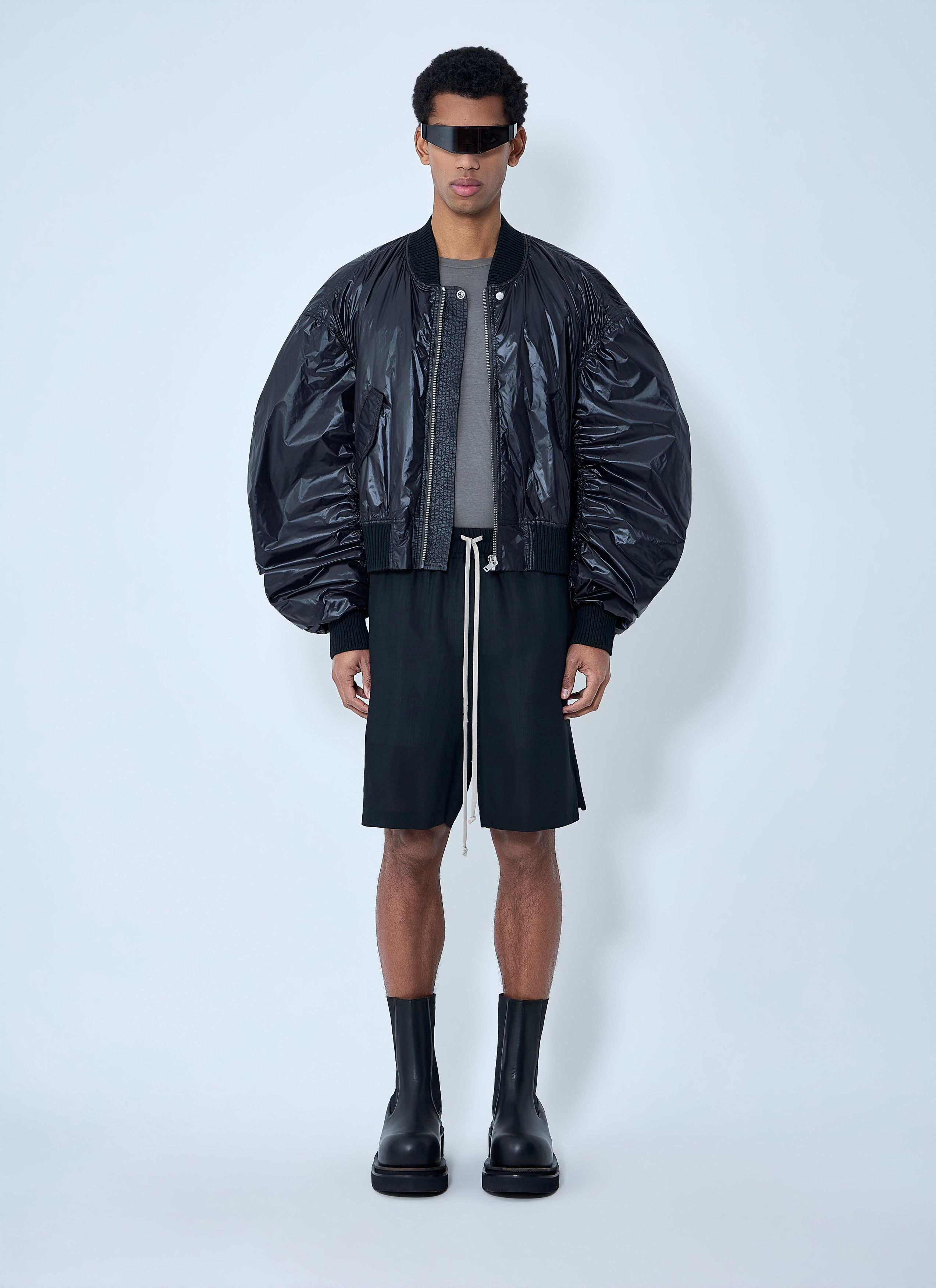 Rick Owens Oversized Bomber Jacket Size US XL / EU 56 / 4 - 2 Thumbnail