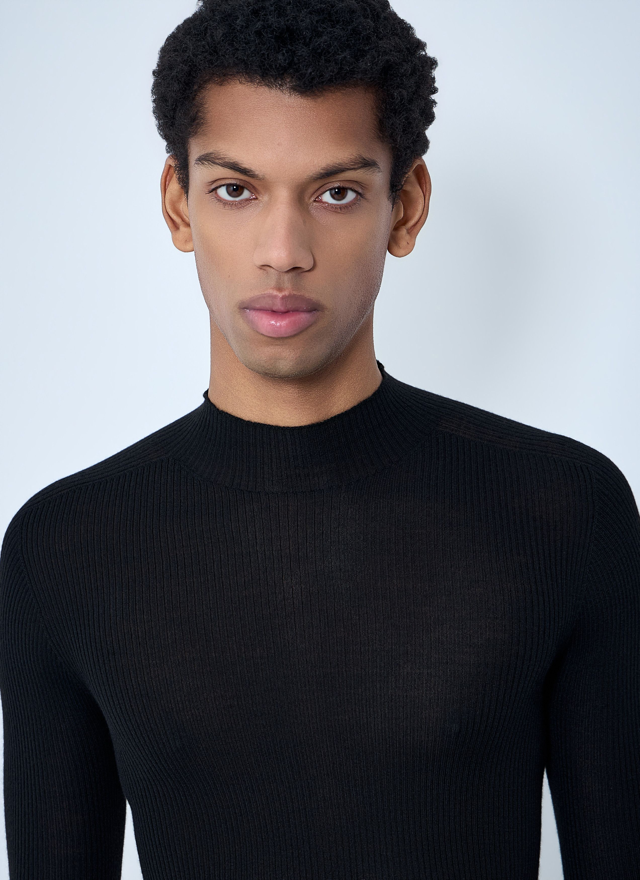 Rick Owens Ribbed Knit Long Sleeve Top Size US M / EU 48-50 / 2 - 5 Thumbnail