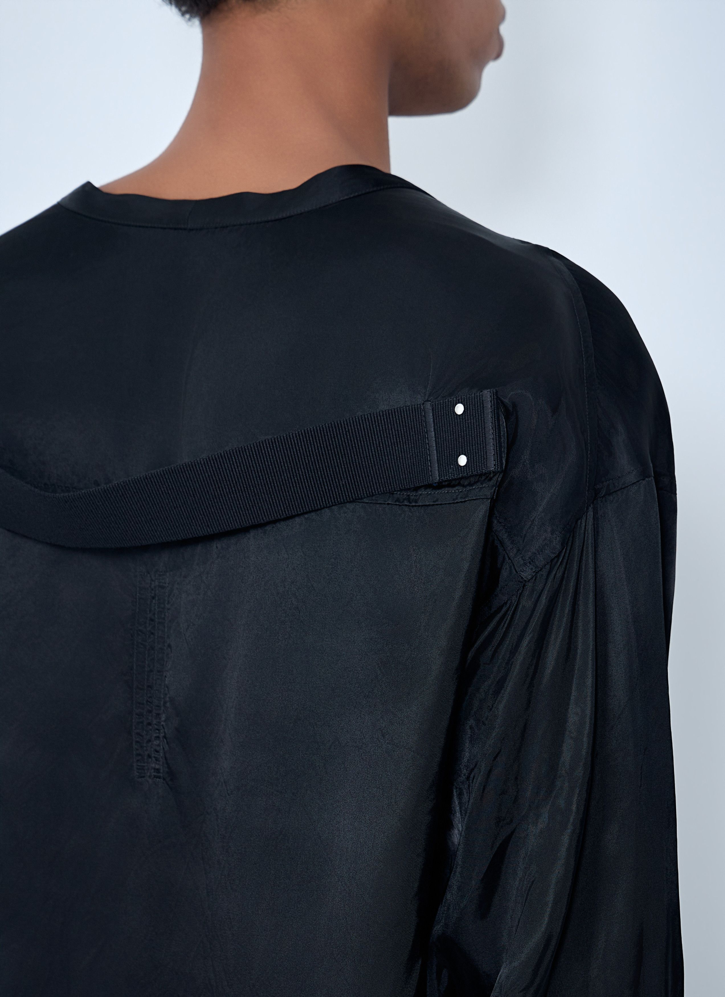 Rick Owens Oversized V-Neck Shirt Size US L / EU 52-54 / 3 - 6 Thumbnail