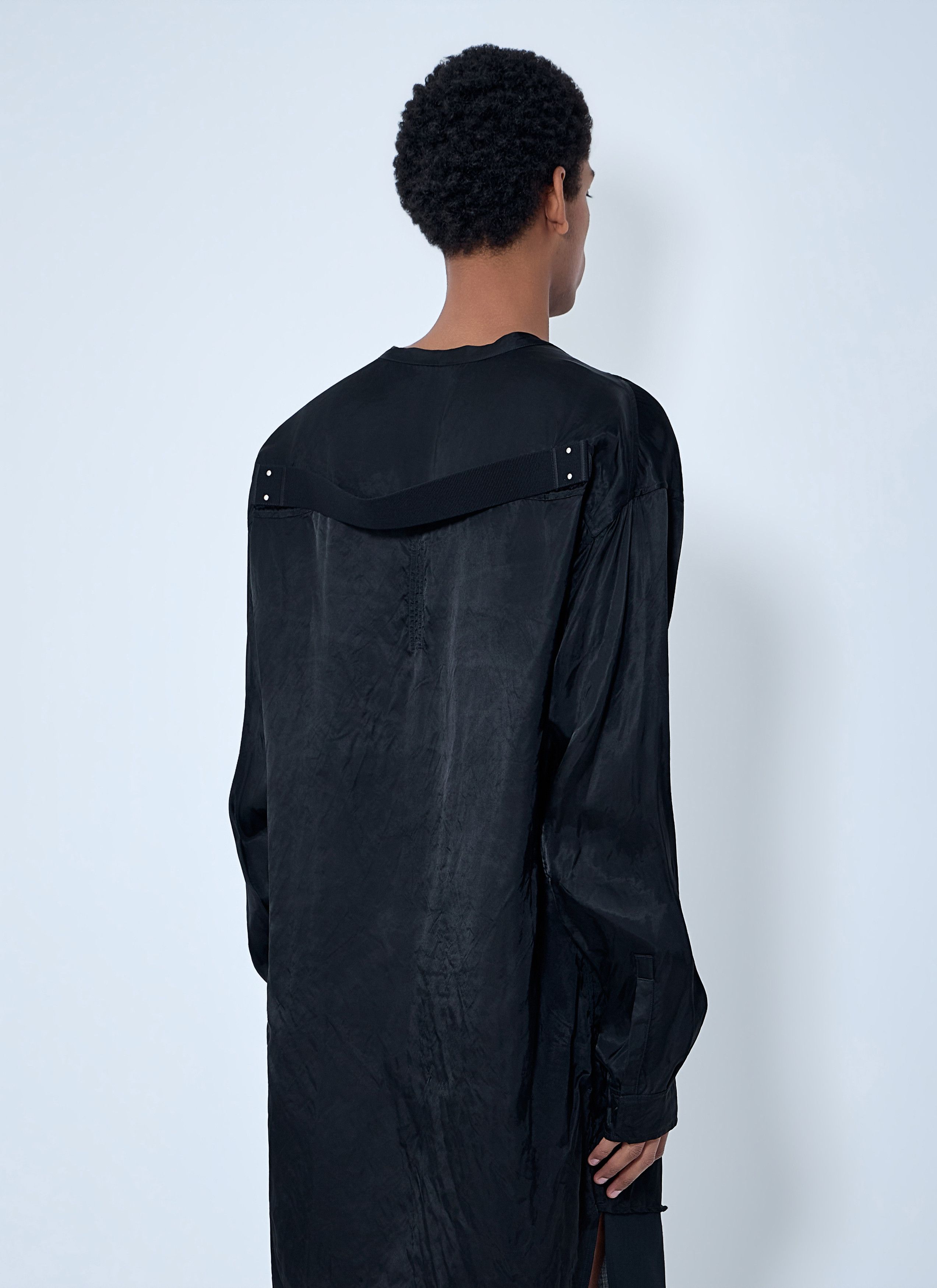 Rick Owens Oversized V-Neck Shirt Size US XL / EU 56 / 4 - 4 Thumbnail