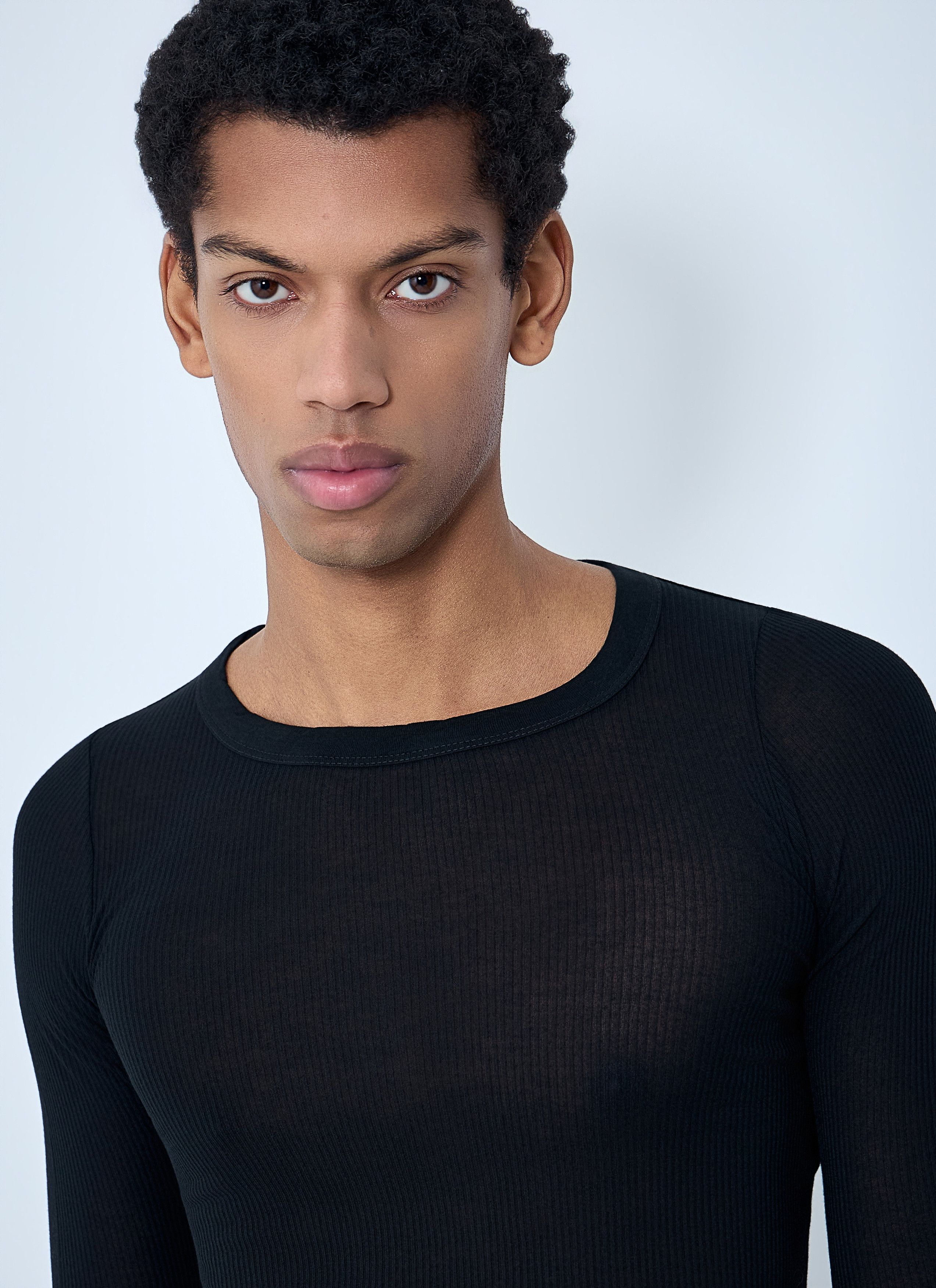 Rick Owens Ribbed Long Sleeve Top Size US M / EU 48-50 / 2 - 5 Thumbnail