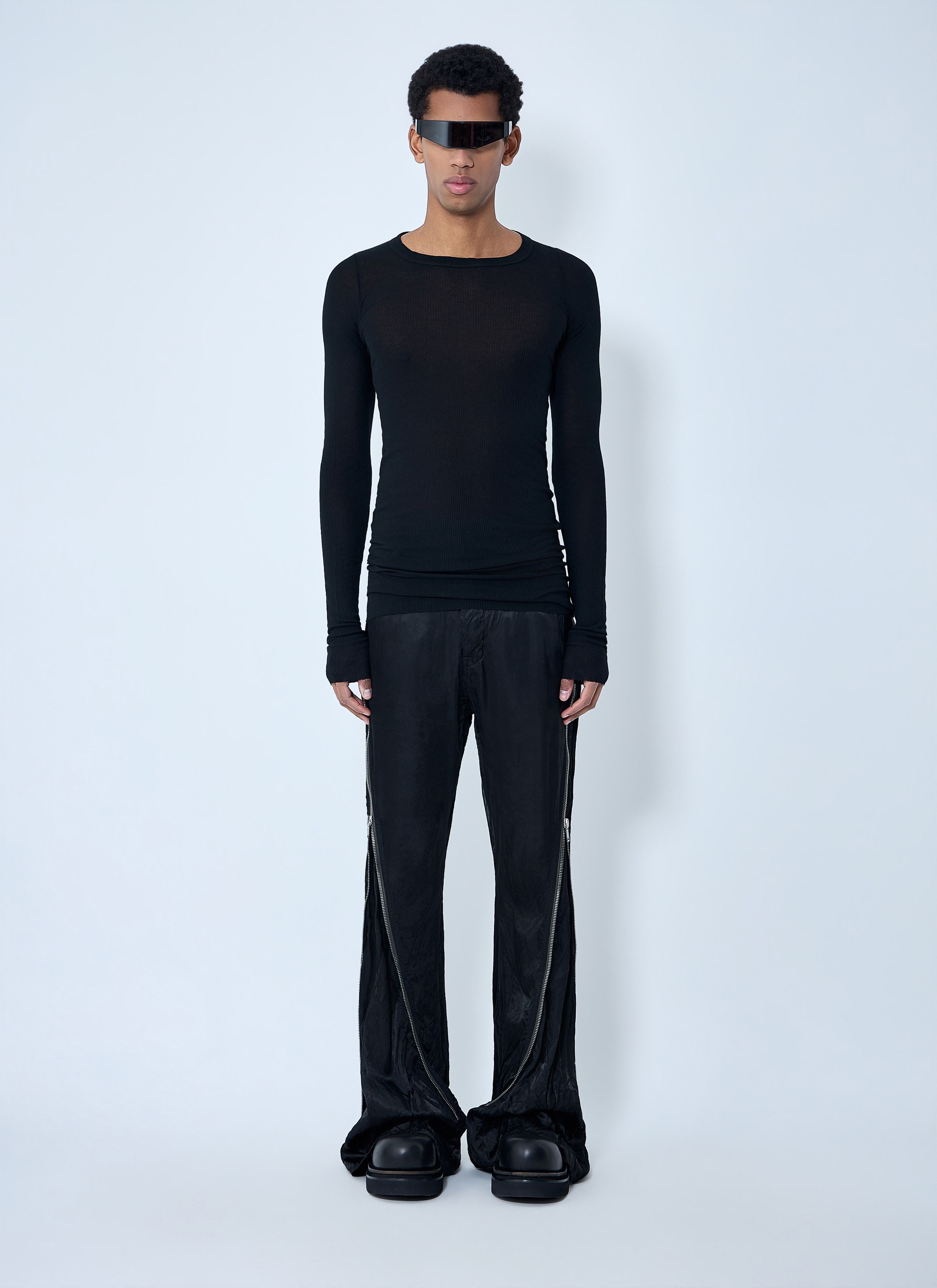 Rick Owens Ribbed Long Sleeve Top Size US XXL / EU 58 / 5 - 2 Thumbnail