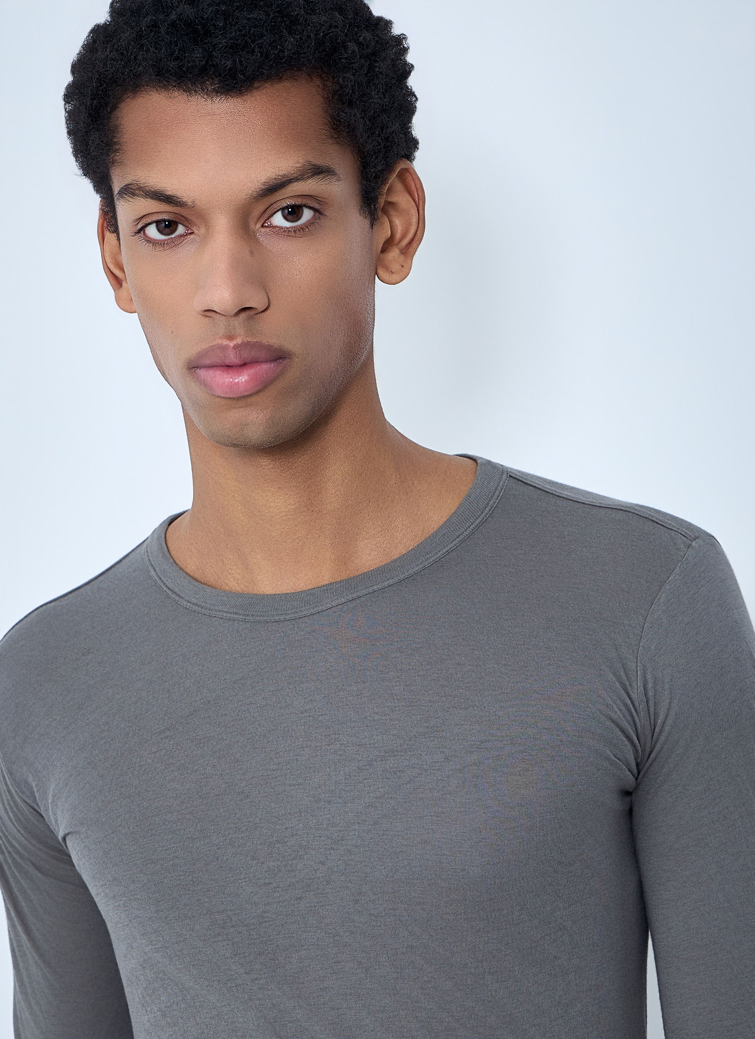 Rick Owens Crewneck Long Sleeve T-Shirt Size US S / EU 44-46 / 1 - 5 Thumbnail