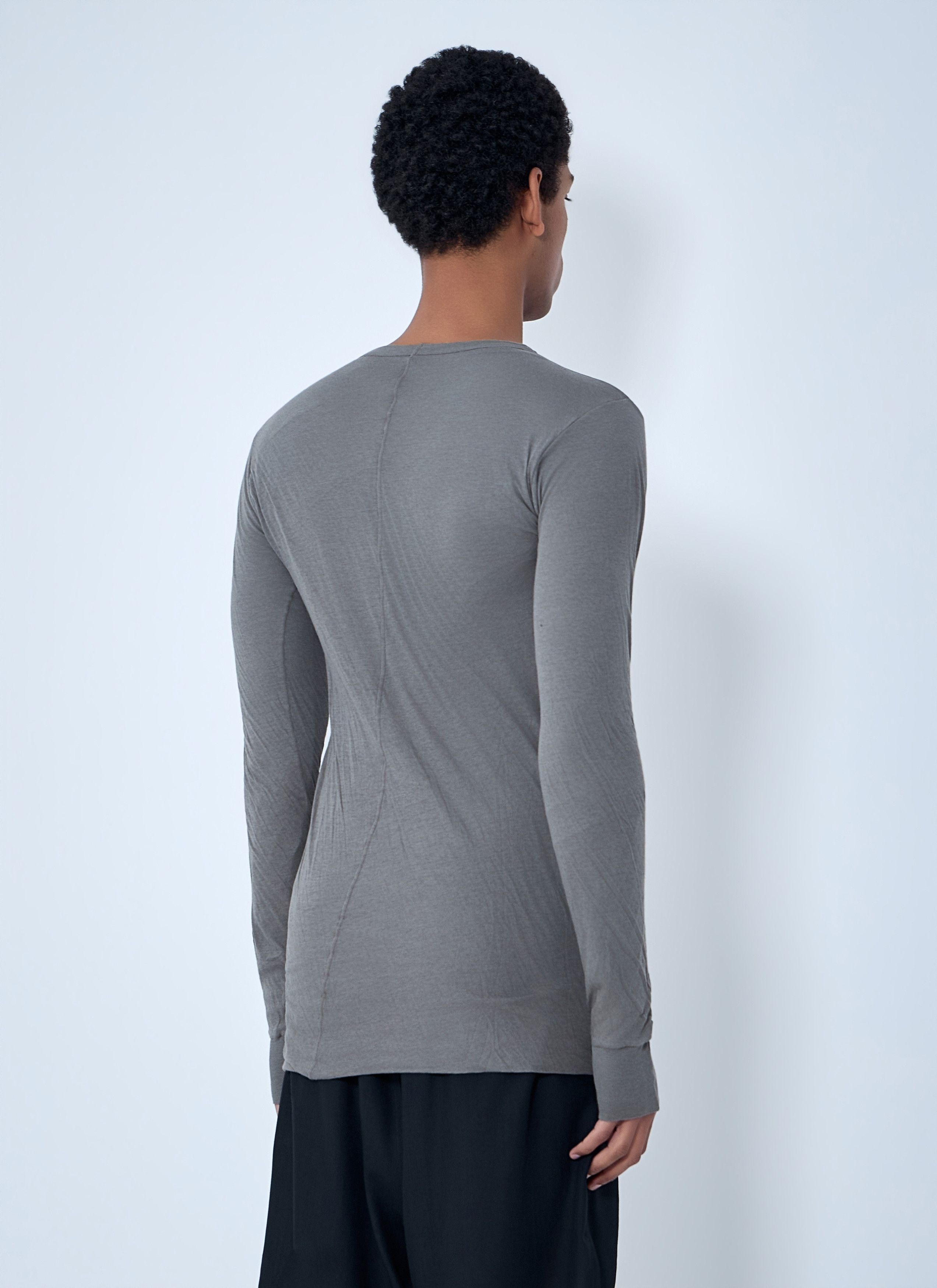 Rick Owens Crewneck Long Sleeve T-Shirt Size US S / EU 44-46 / 1 - 4 Thumbnail