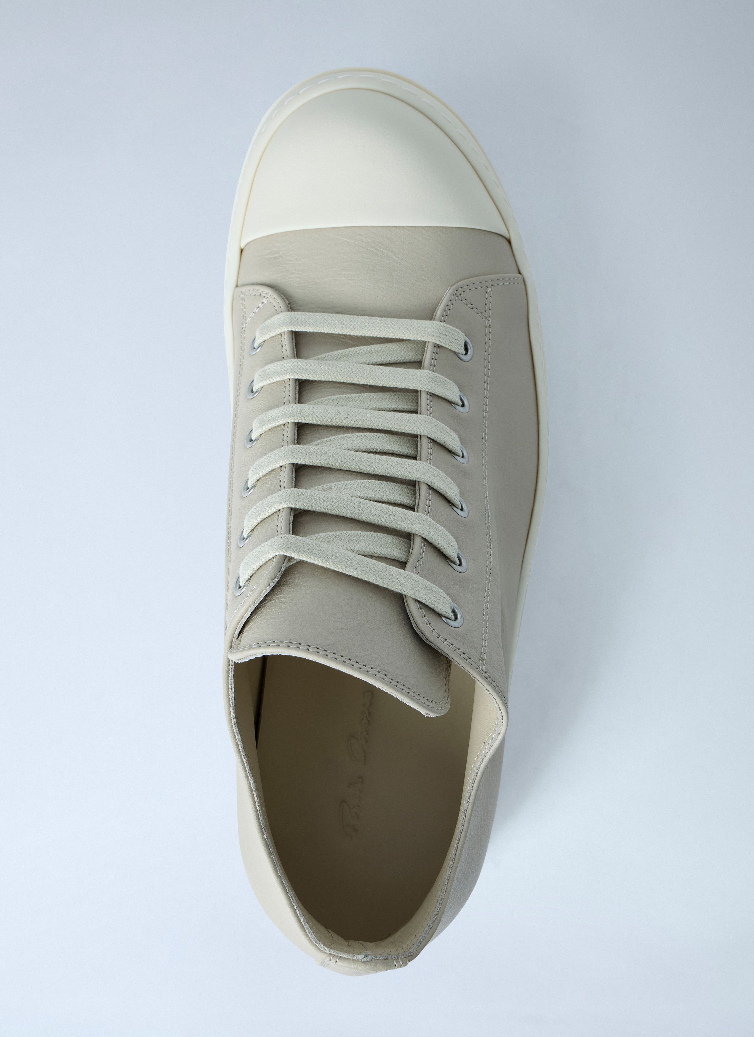 Rick Owens Lace-Up Leather Sneakers Size US 11 / EU 44 - 6 Thumbnail