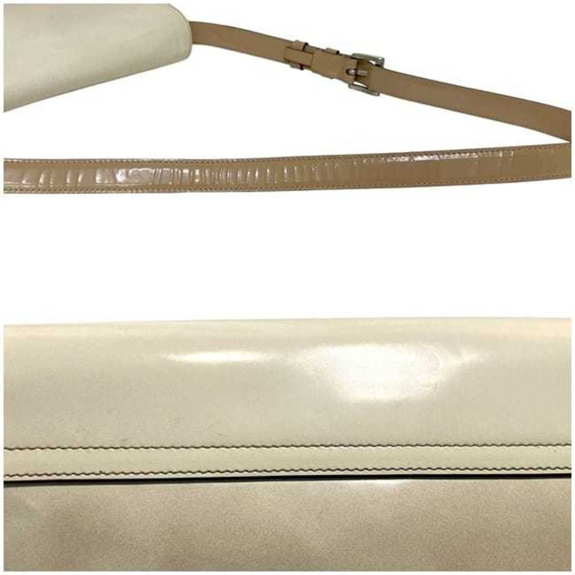 Prada Prada Shoulder Bag ec-25105 Beige CAMMELLO Gradient SPAZZOLATO SFUM B7160 Leather 50 PRADA Flap Patent Coated Calf Women's Size ONE SIZE - 10 Thumbnail
