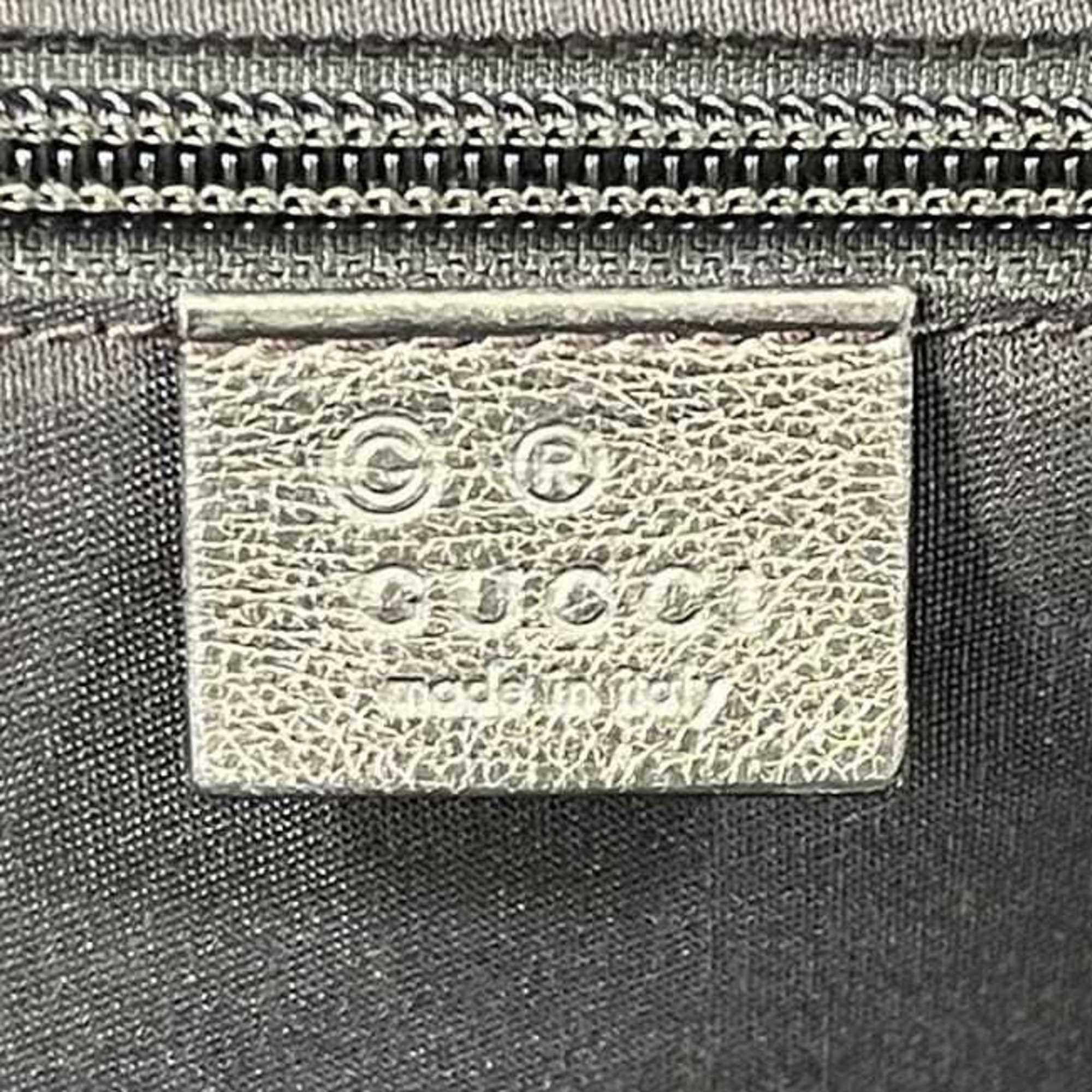 Gucci Gucci Tote Bag ec-25131 White Beige Metallic Khaki Shimmer Line 289626 PVC Leather 498879 GUCCI GG Large A4 Women's Men's Size ONE SIZE - 4 Thumbnail