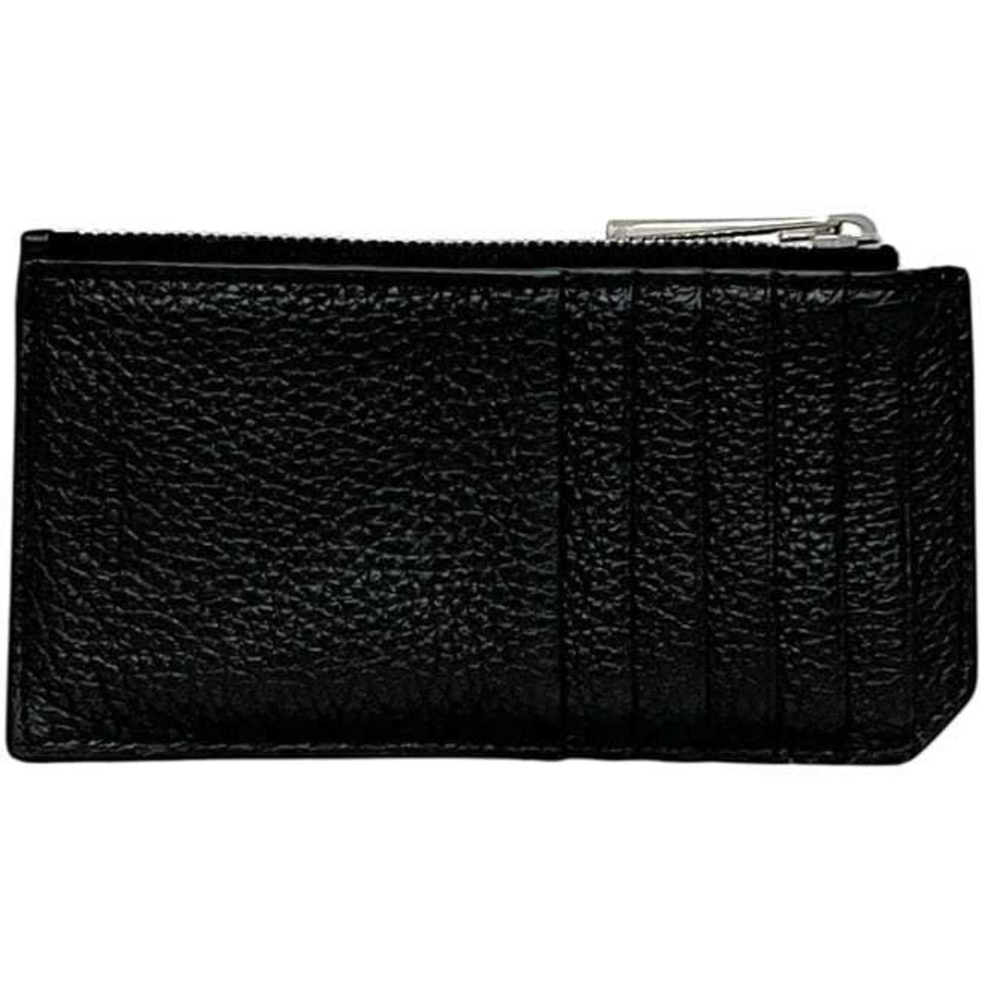 Jimmy Choo Jimmy Choo Coin Case ec-25108 Black UUF 202 Leather Studded Purse with Star Design, Mini Pouch, Card Pockets, Holder, Compact Wallet for Men and Women Size ONE SIZE - 4 Thumbnail