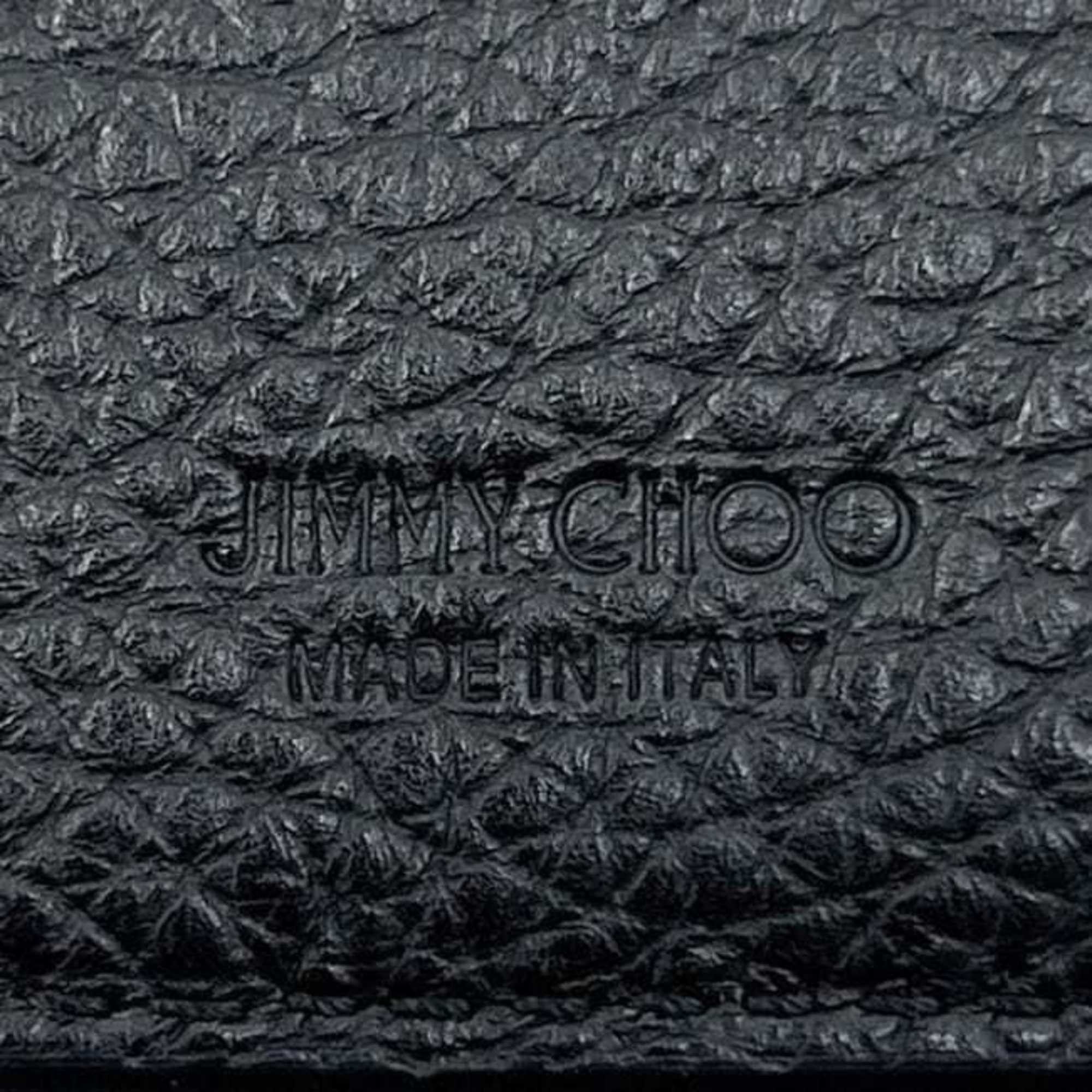 Jimmy Choo Jimmy Choo Coin Case ec-25108 Black UUF 202 Leather Studded Purse with Star Design, Mini Pouch, Card Pockets, Holder, Compact Wallet for Men and Women Size ONE SIZE - 9 Thumbnail