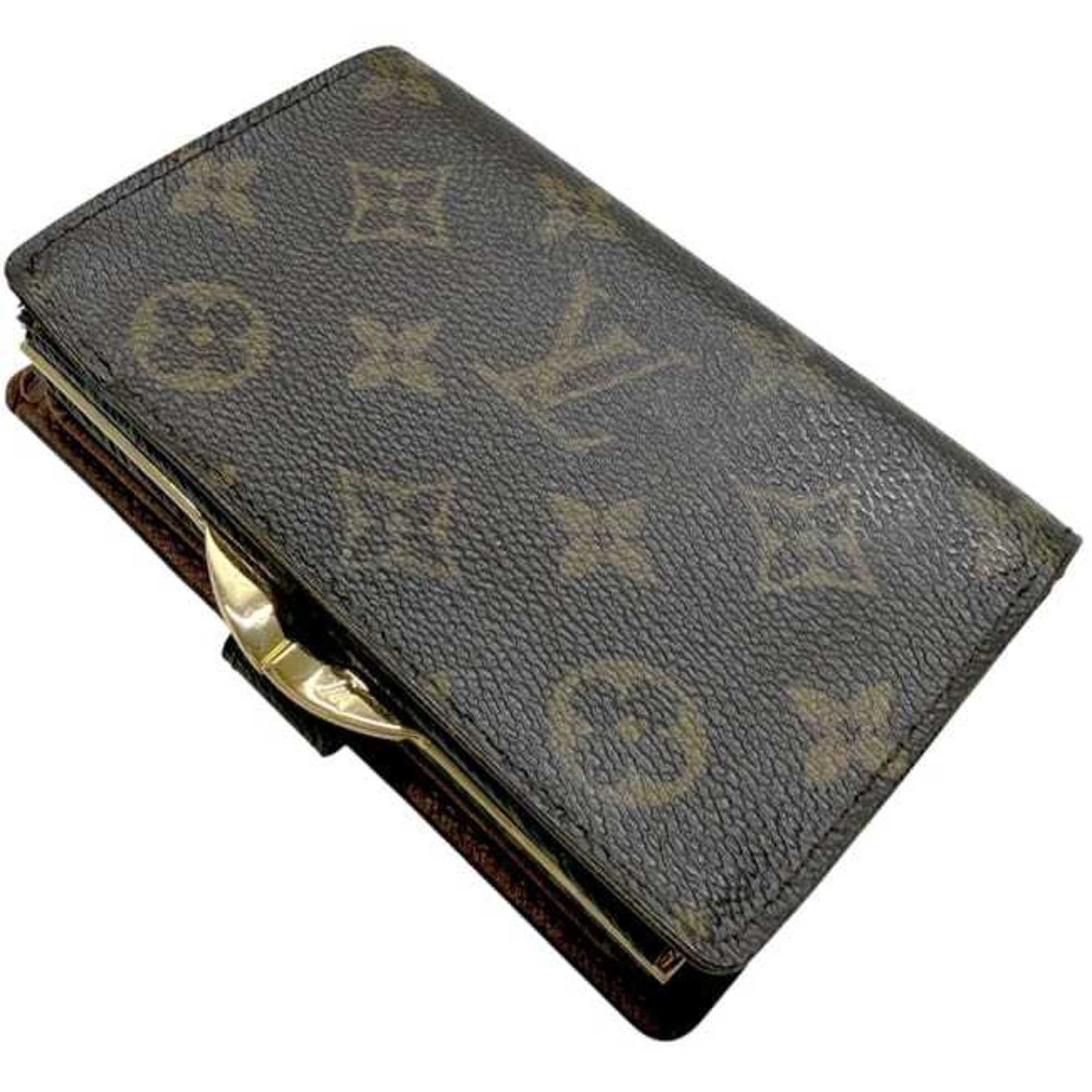 Louis Vuitton Louis Vuitton Porte Monnaie Bifold Wallet, ec-25029, Brown, Monogram Canvas, M61674, Clasp Closure, CA1015, Compact Size ONE SIZE - 10 Thumbnail