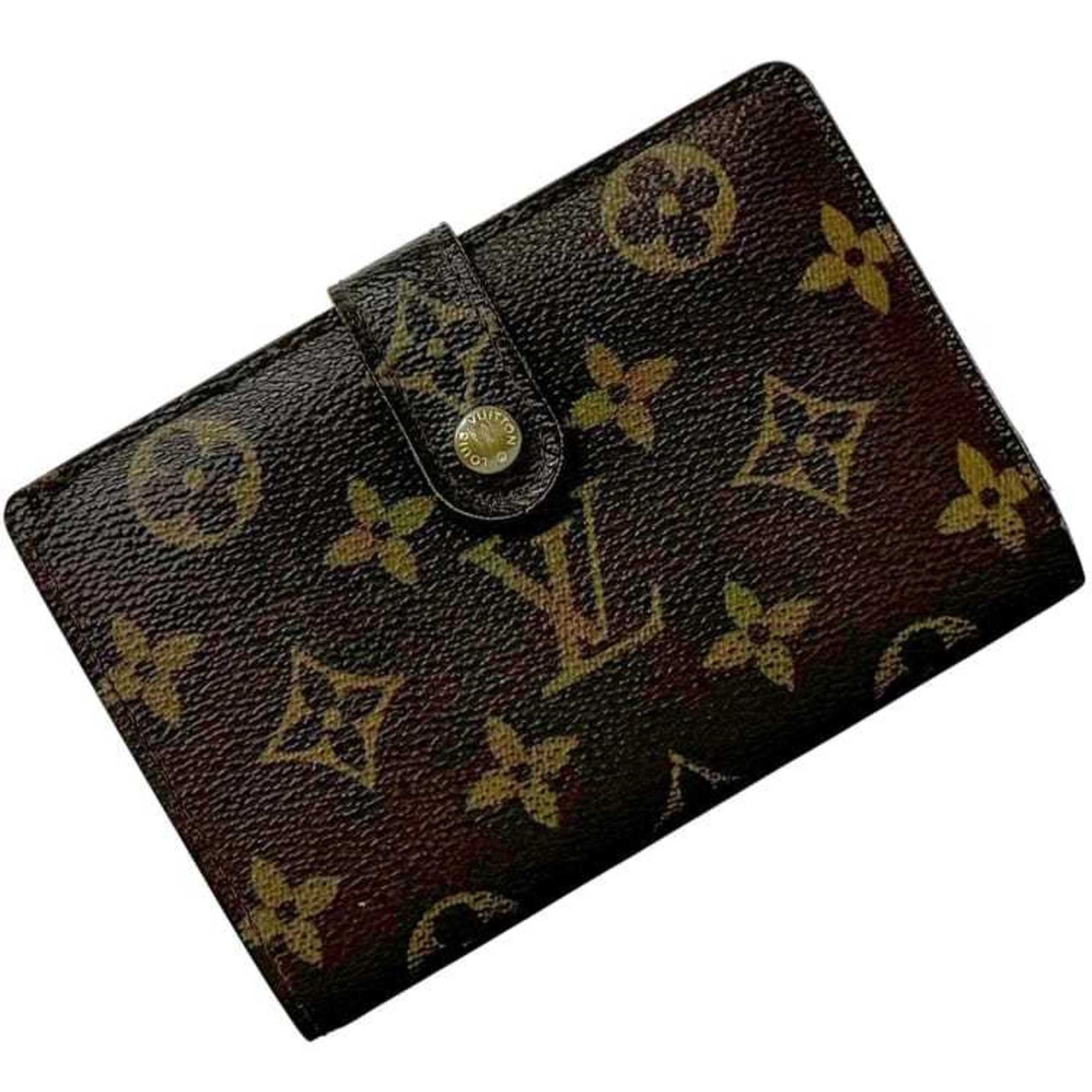 Louis Vuitton Louis Vuitton Porte Monnaie Bifold Wallet, ec-25029, Brown, Monogram Canvas, M61674, Clasp Closure, CA1015, Compact Size ONE SIZE - 2 Thumbnail