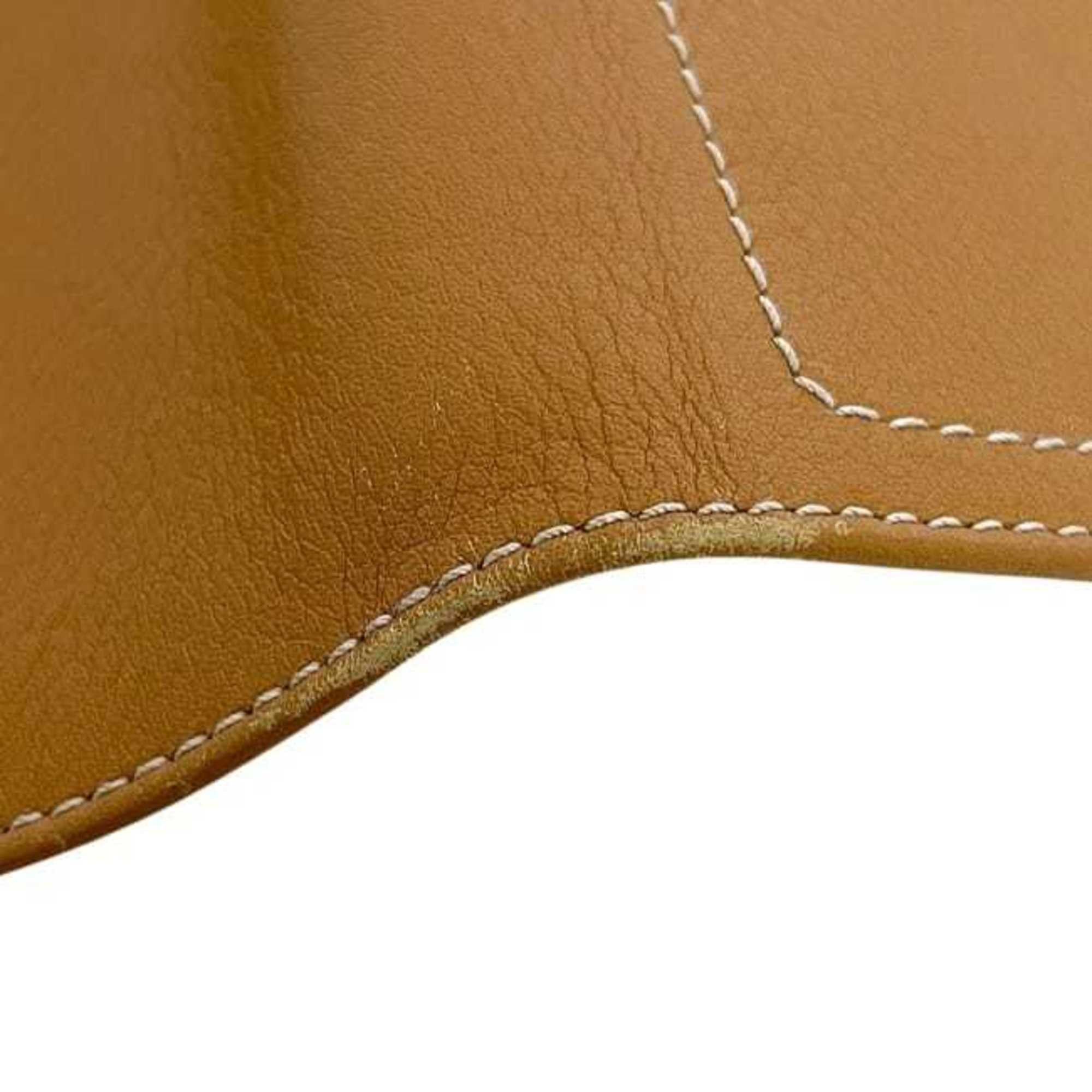 Salvatore Ferragamo Salvatore Ferragamo bifold wallet ec-25045 camel brown Gancini IY-224136 leather compact men's and women's Size ONE SIZE - 9 Thumbnail