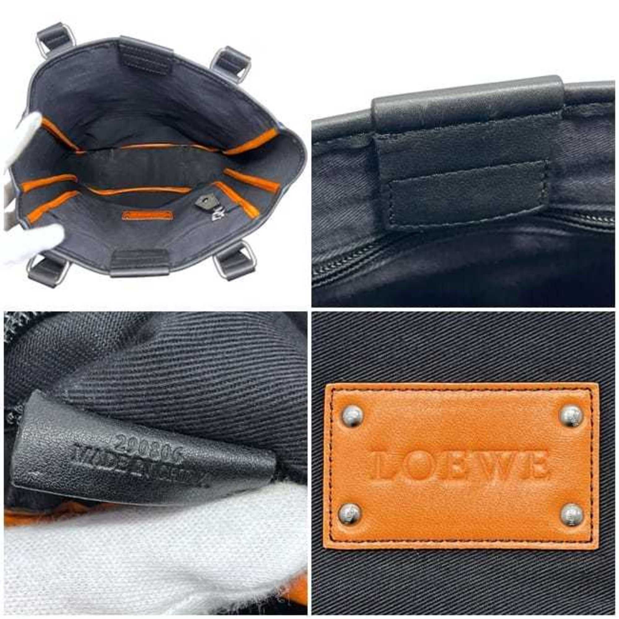 Loewe Loewe Tote Bag ec-25097 Gray Anagram PVC Leather 290806 LOEWE Charcoal Coated for Men and Women Size ONE SIZE - 4 Thumbnail