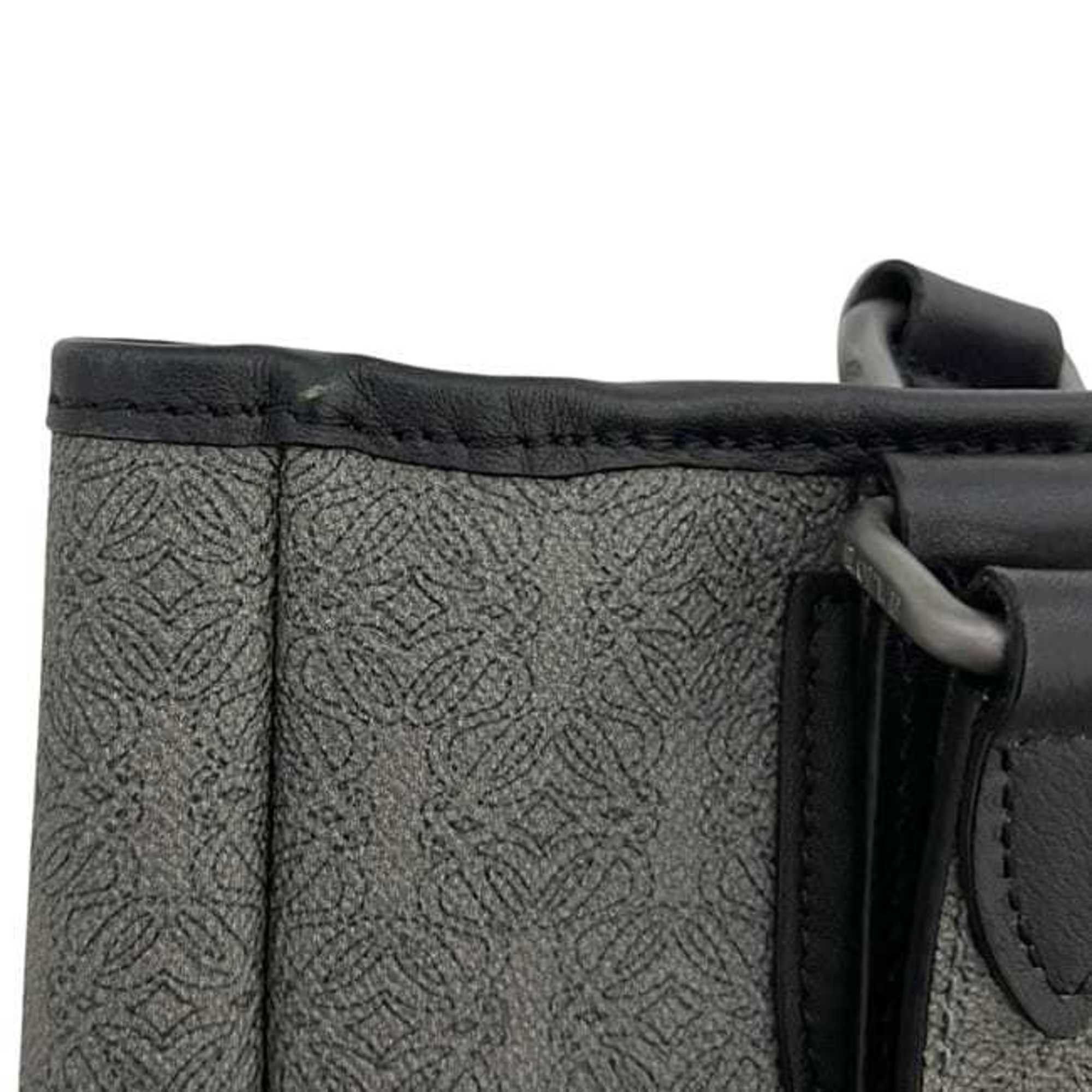 Loewe Loewe Tote Bag ec-25097 Gray Anagram PVC Leather 290806 LOEWE Charcoal Coated for Men and Women Size ONE SIZE - 7 Thumbnail