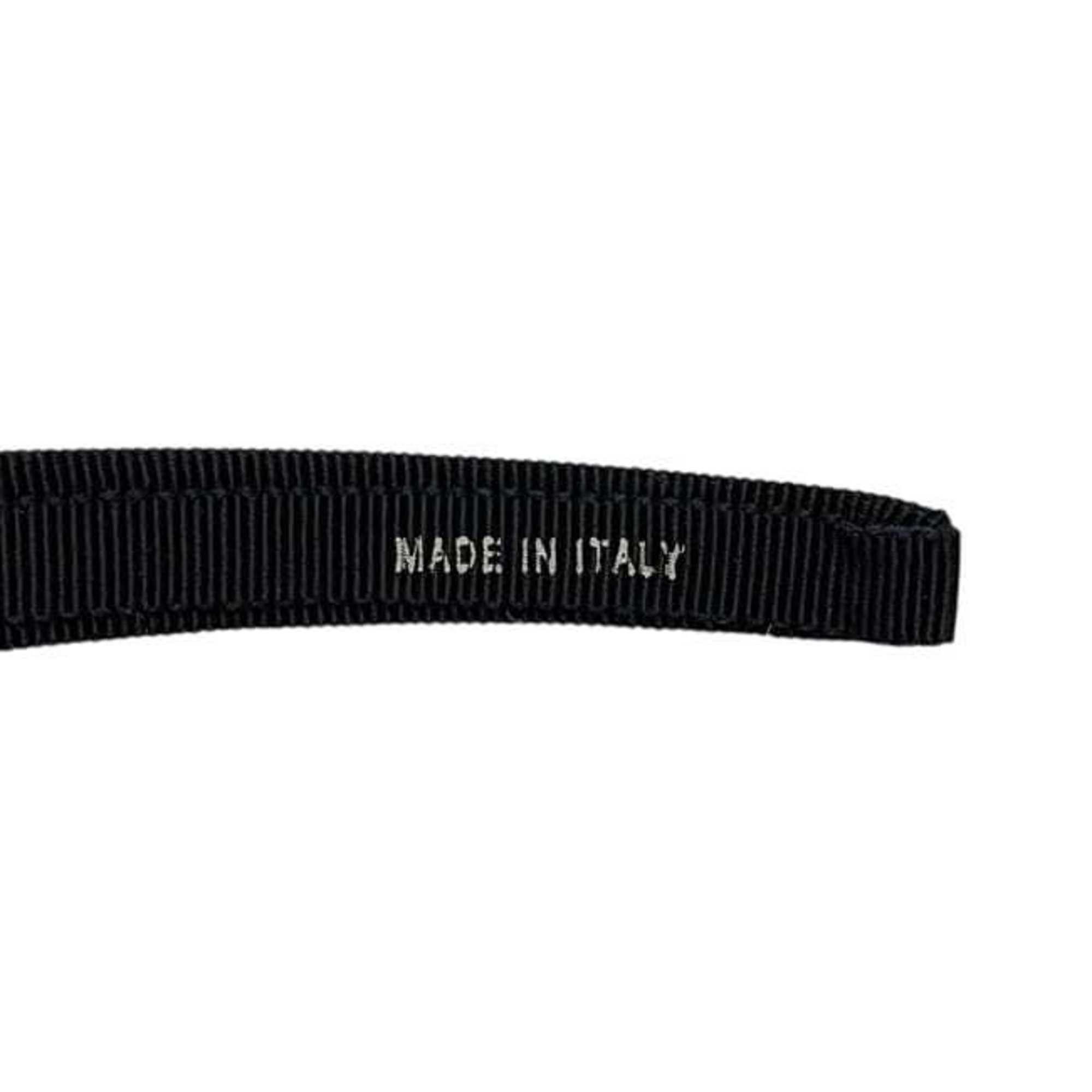 Salvatore Ferragamo Salvatore Ferragamo headband f-25147 in black Vara canvas with rhinestones. Also suitable for women's hair. Size ONE SIZE - 8 Thumbnail